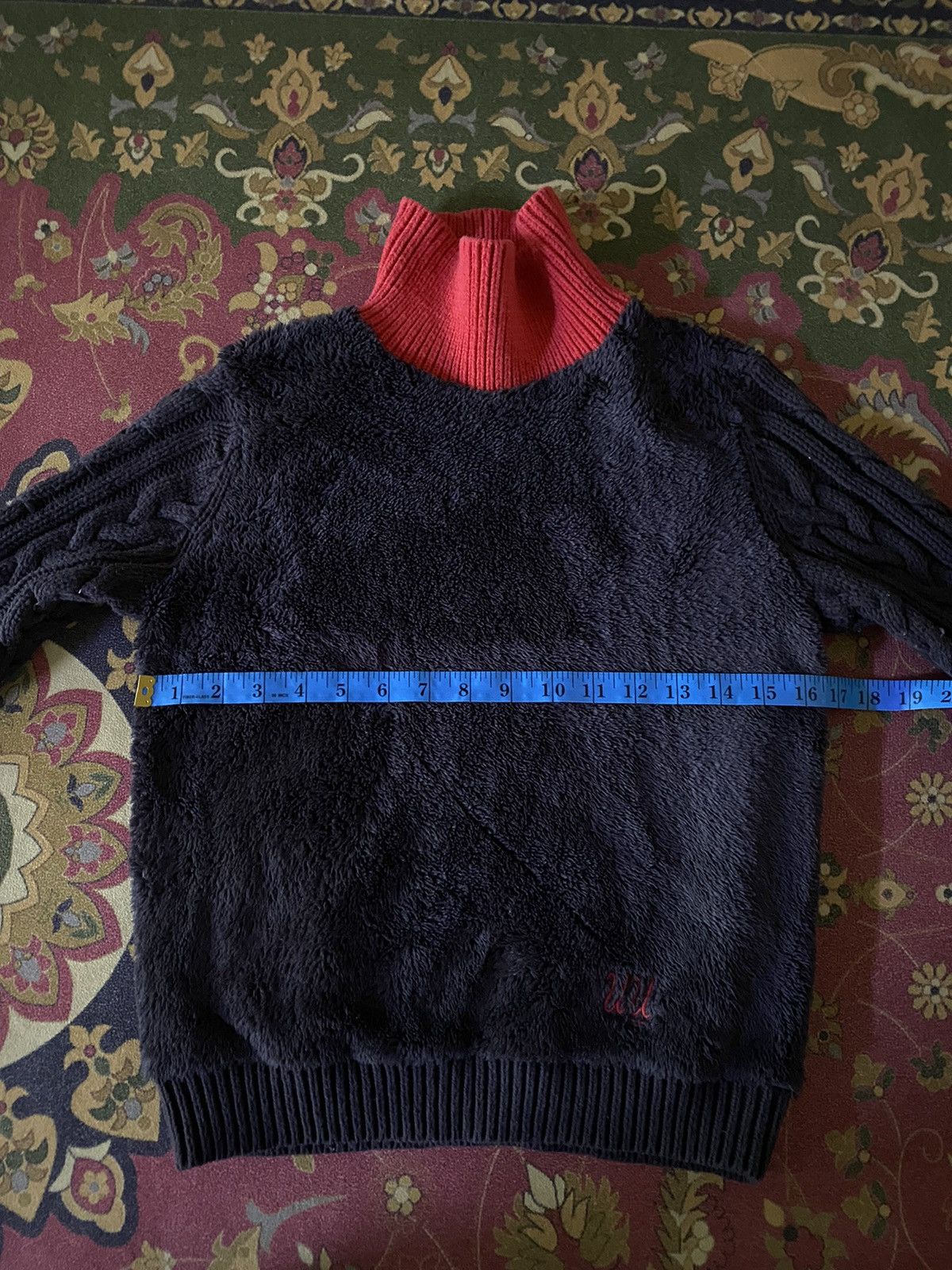 Japanese Brand Uniqlo X Undercover Kids Fleece Turtleneck Knitted Sweater Size US XS / EU 42 / 0 - 10 Thumbnail