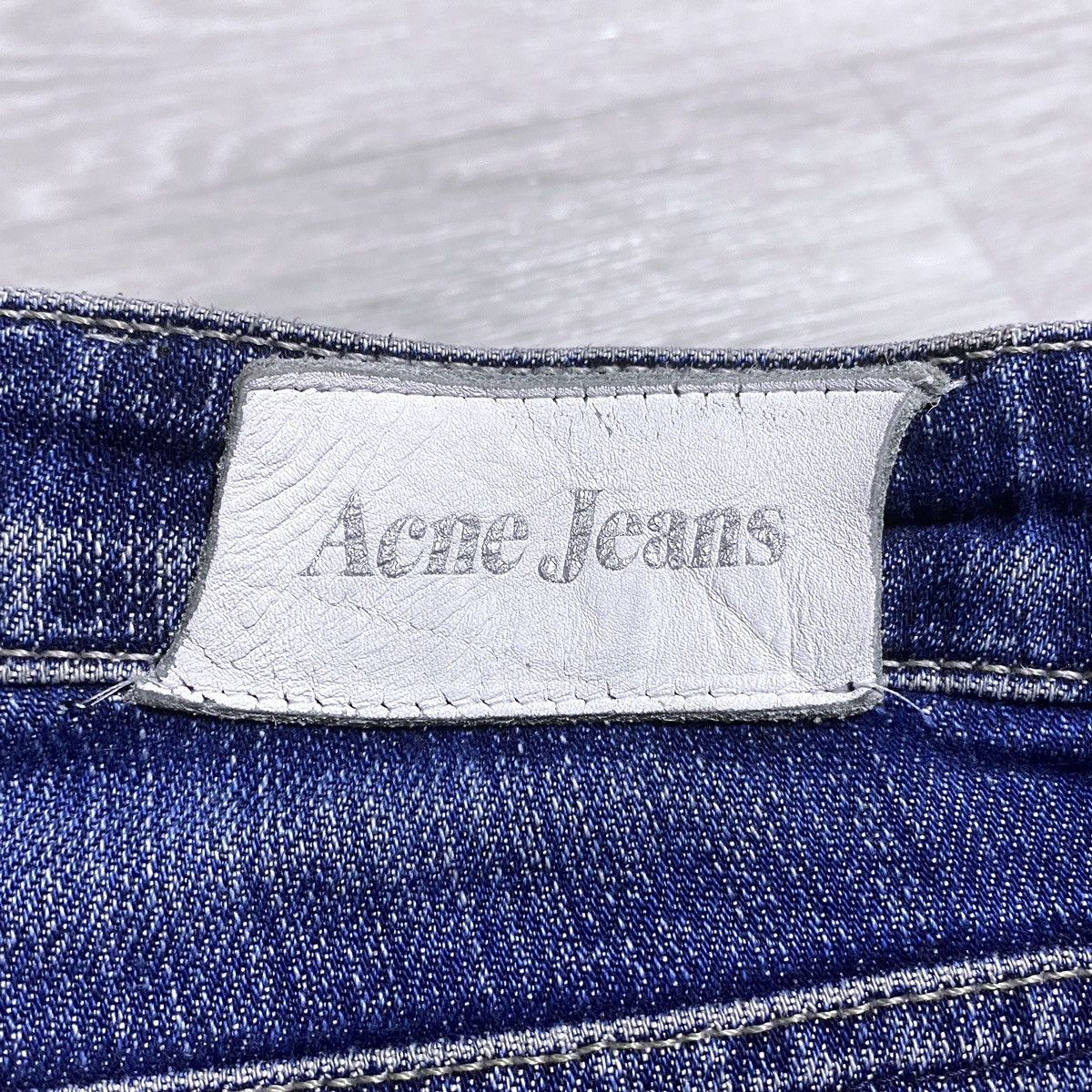 Acne Studios Vtg Acne Action Jeans Hep Pure Stonewash Fringed Denim AAJ Size 27" / US 4 / IT 40 - 23 Thumbnail