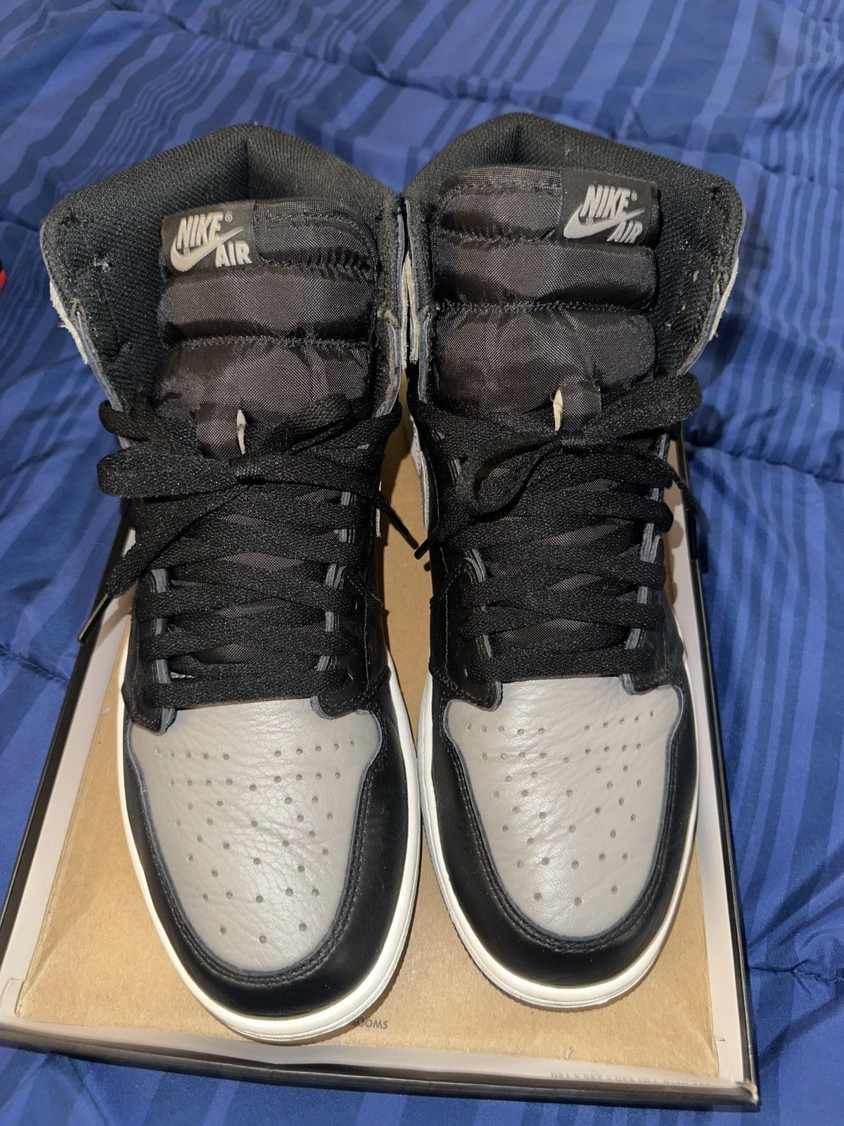 Jordan Brand Air Jordan 1 Retro High OG ‘Shadow’ 2018 Size US 11.5 / EU 44-45 - 3 Thumbnail