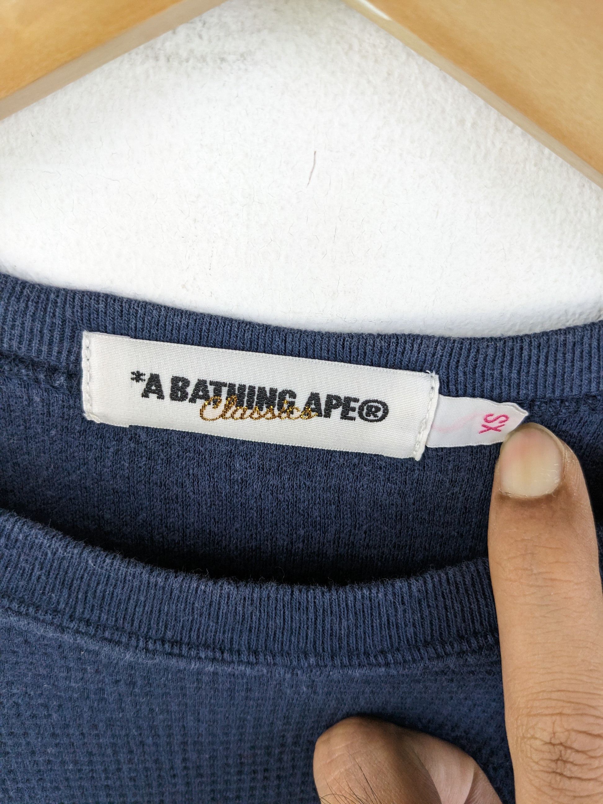 Bape × Nigo Bape One Point Thermal Tee Nigo Size XS / US 0-2 / IT 36-38 - 11 Thumbnail