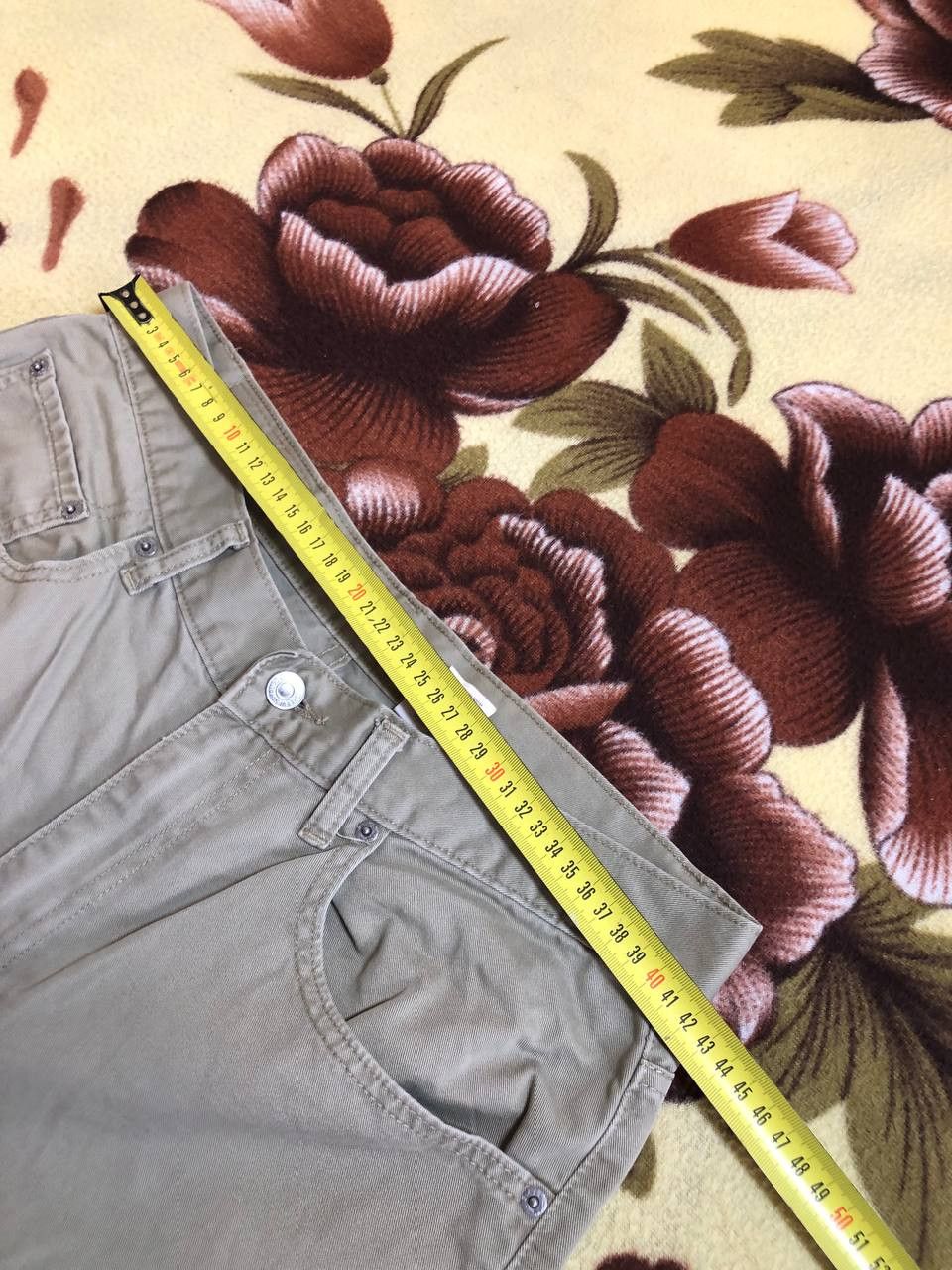 Levi's Levis 505 Jeans Beige Relaxed Straight Denim Pants Casual Size US 34 / EU 50 - 10 Thumbnail