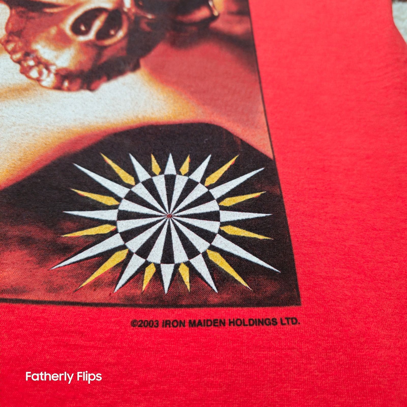 Fruit Of The Loom VTG New Iron maiden 2003 dance of death tour large Concert T Size US L / EU 52-54 / 3 - 3 Thumbnail