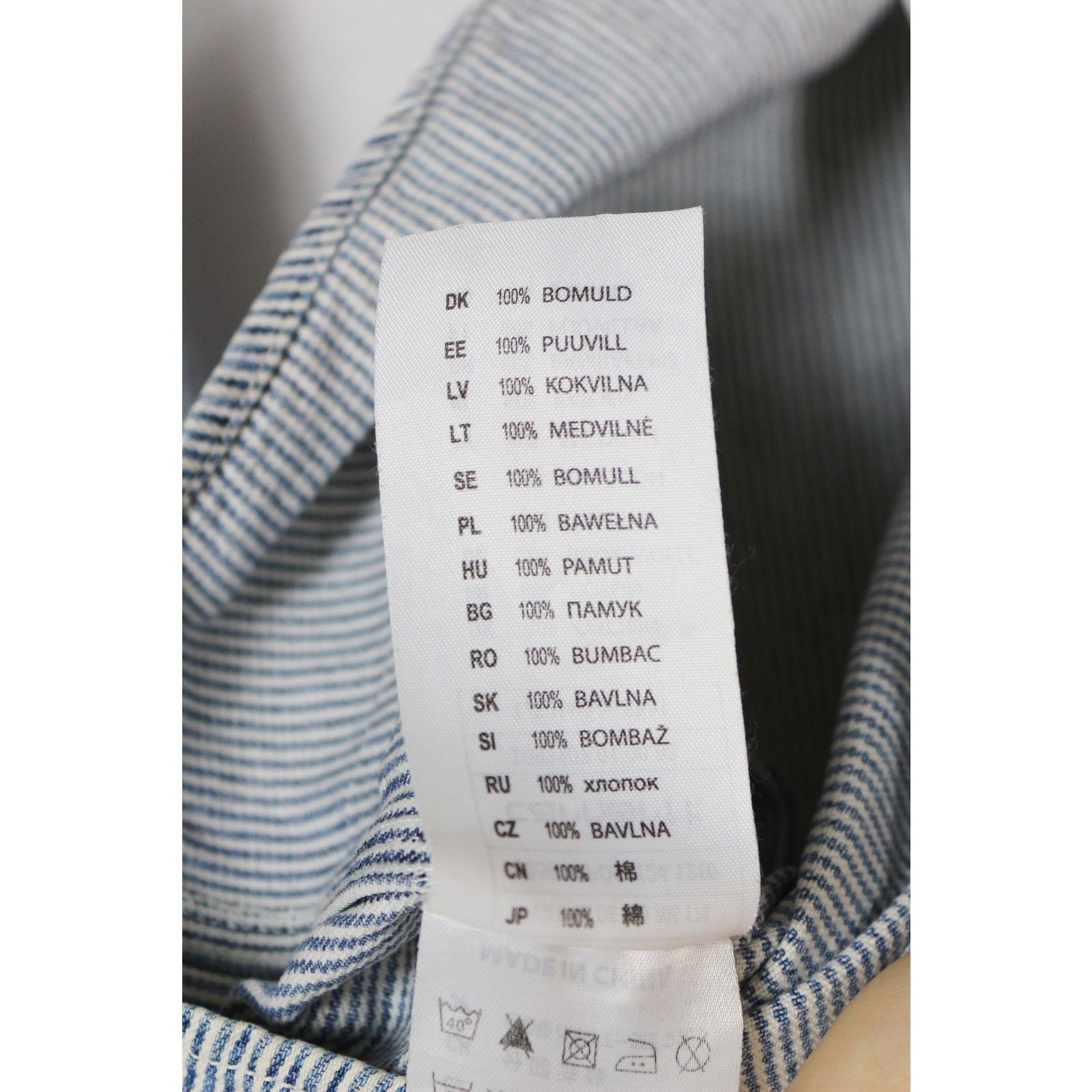 Carhartt Carhartt Logo Striped Twill Harbor L/S Shirt Sailor Marine Size US L / EU 52-54 / 3 - 5 Thumbnail