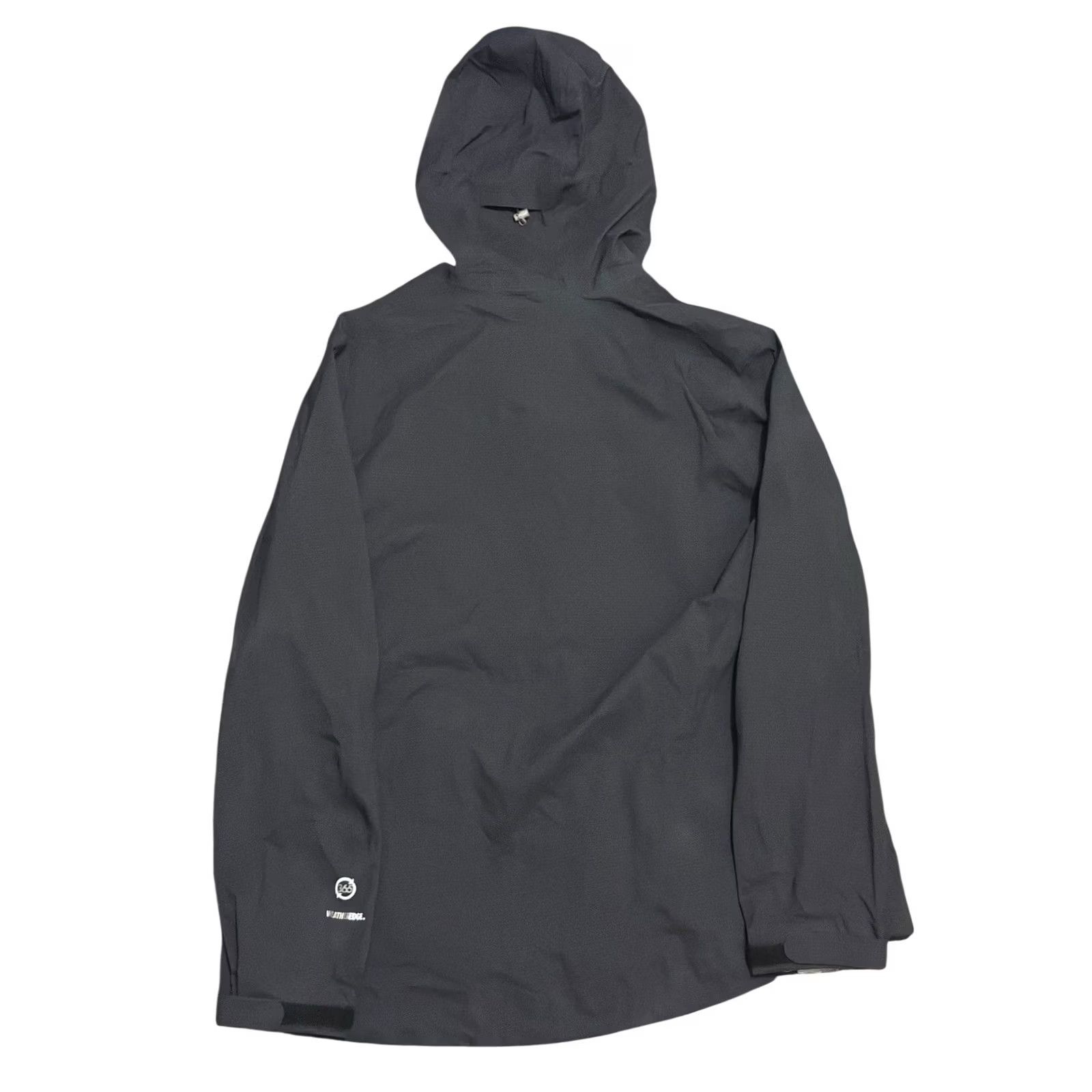 Eddie Bauer Eddie Bauer Weather Edge 365 Jacket Hooded Waterproof Lightweight Black XL Unisex Adults Zip Pockets Geometric Pattern Rain Coat WeatherEdge Model Size US XL / EU 56 / 4 - 5 Thumbnail