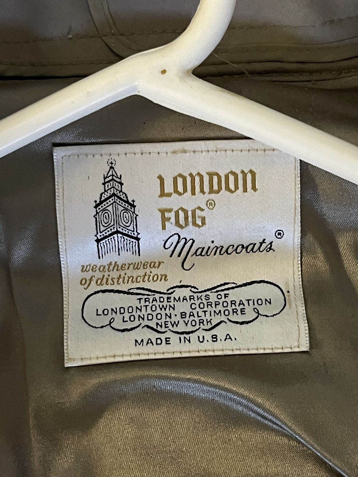 London Fog London Fog Trench Beige 42r Vintage Size US XS / EU 42 / 0 - 4 Thumbnail