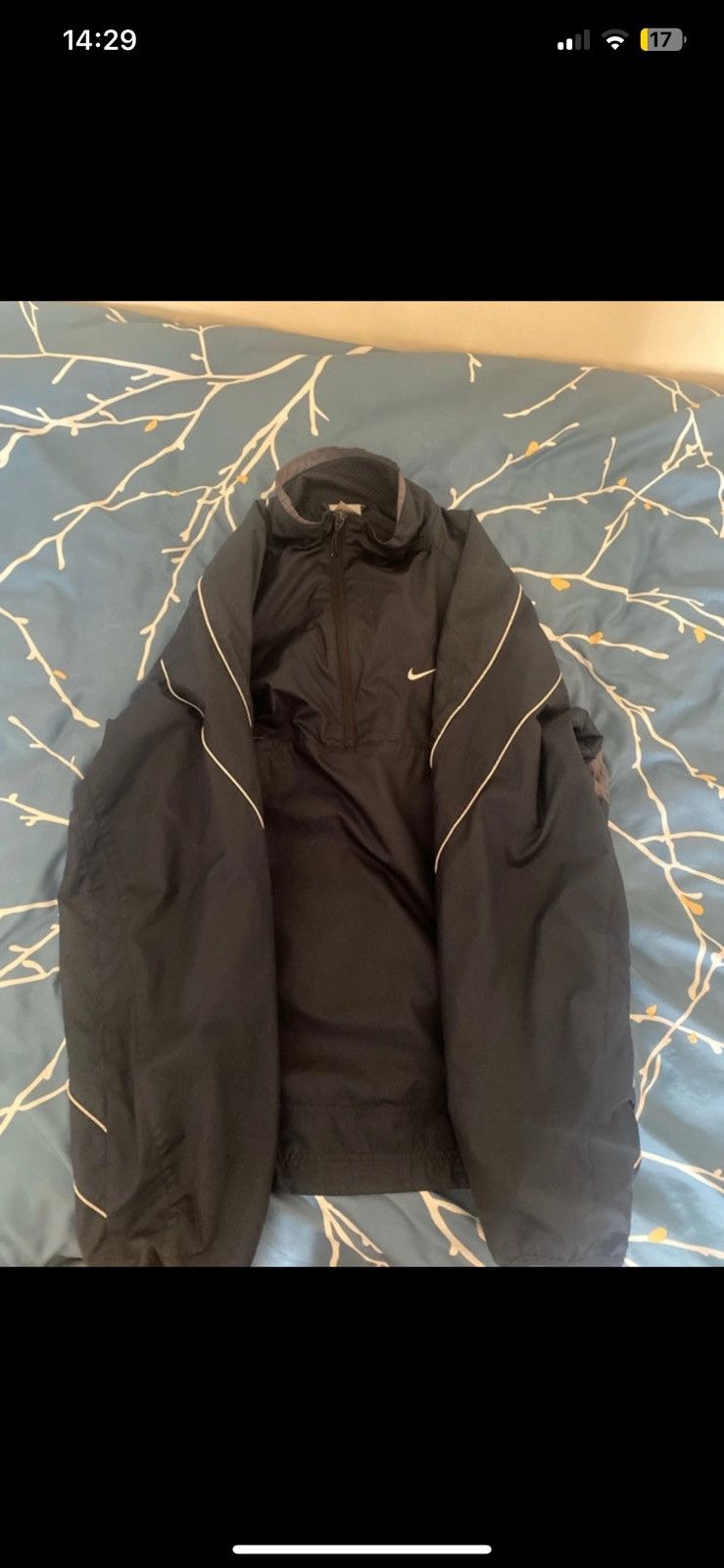 Nike × Vintage Nike Vintage Windbreaker - Navy Size US M / EU 48-50 / 2 - 3 Thumbnail
