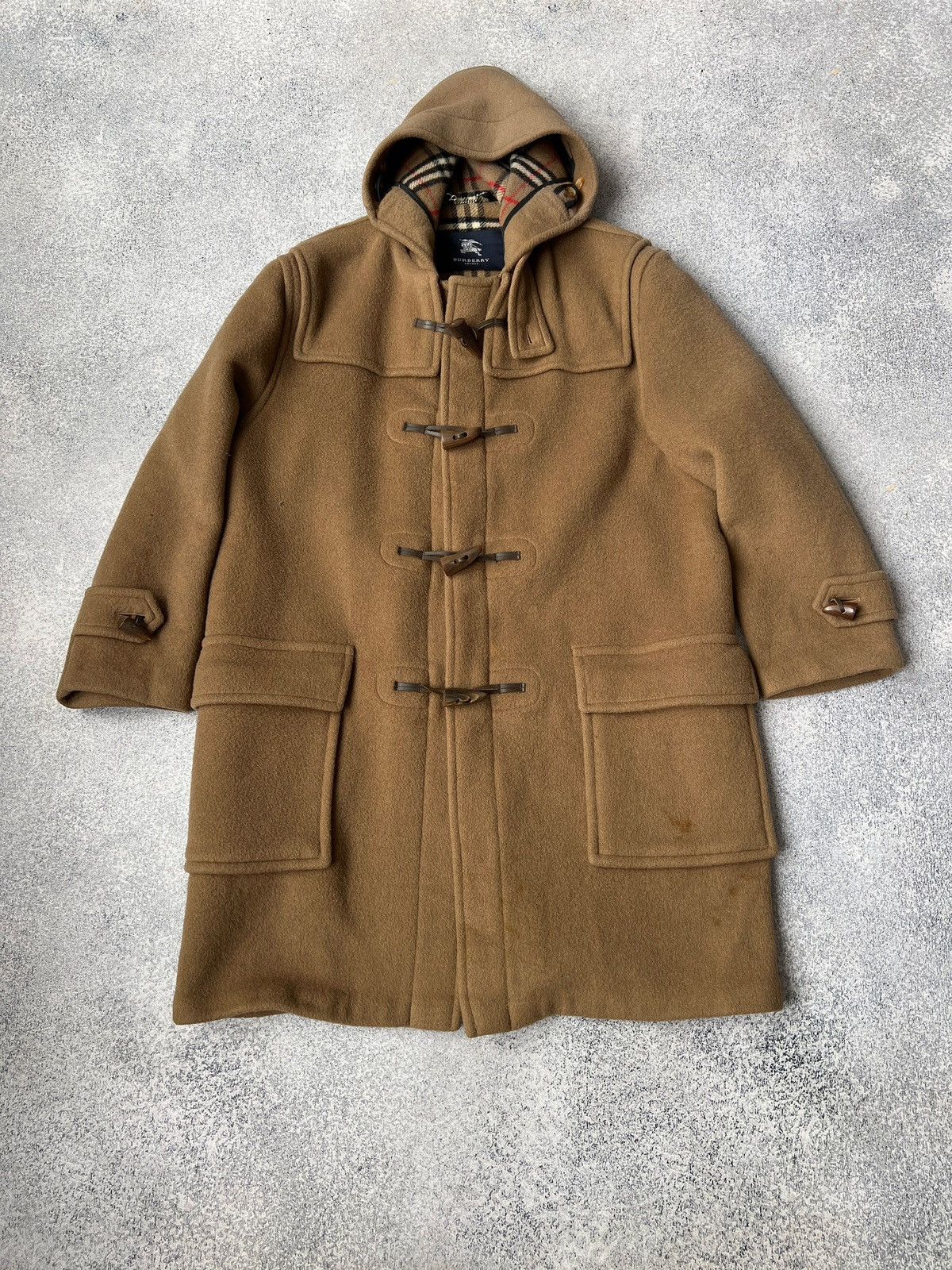 American Trench × Burberry Manteau vintage en laine et cachemire Burberry Size 38L - 7 Thumbnail