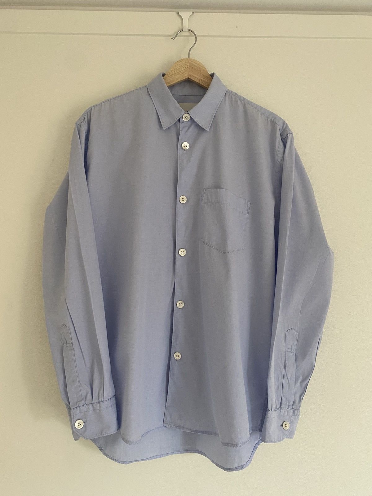 Our Legacy Our Legacy Oxford Shirt Baby Blue Size 46 | Grailed 