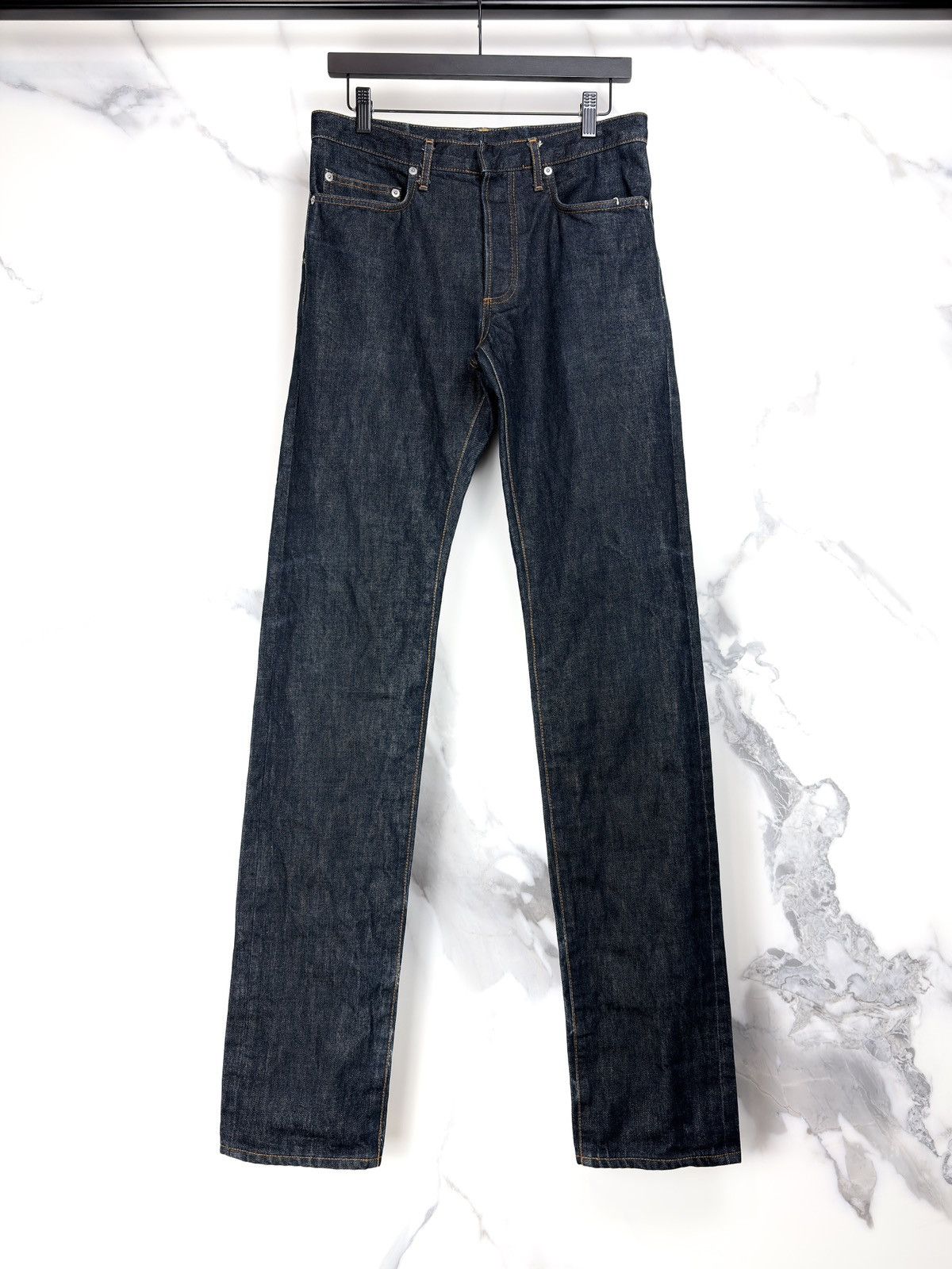 Dior × Hedi Slimane SS06 Dior Homme White Denim Jeans | Grailed