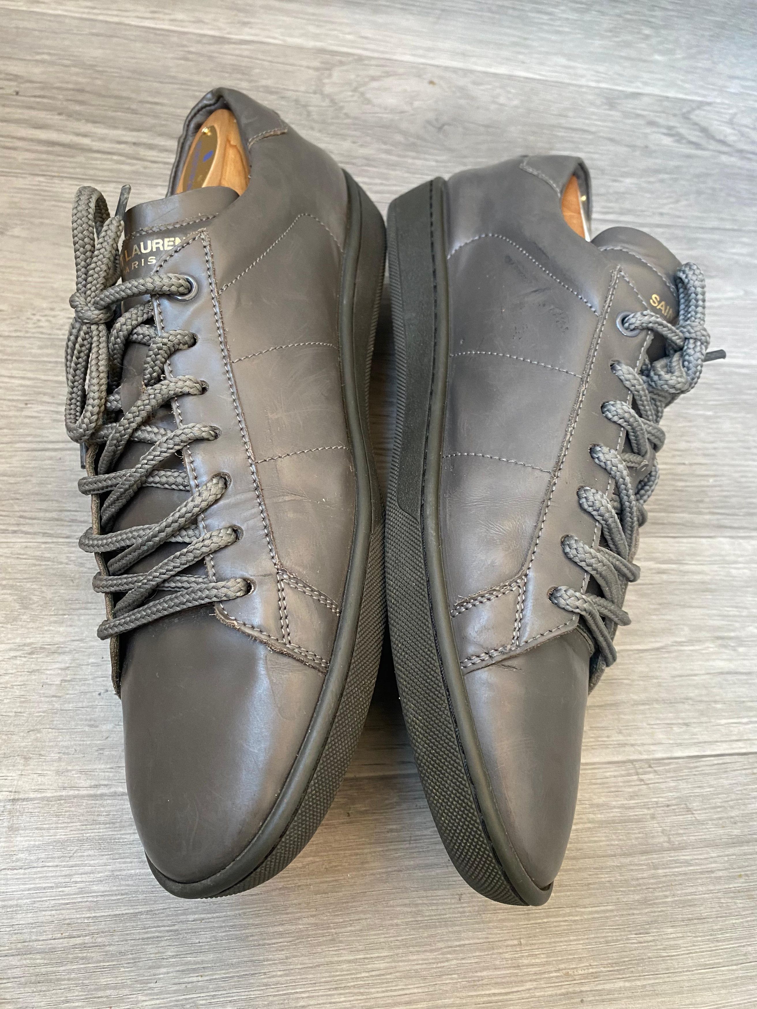 Saint Laurent Paris Saint Laurent SL01 Low Top Sneakers Sz 42 Size US 9 / EU 42 - 5 Thumbnail
