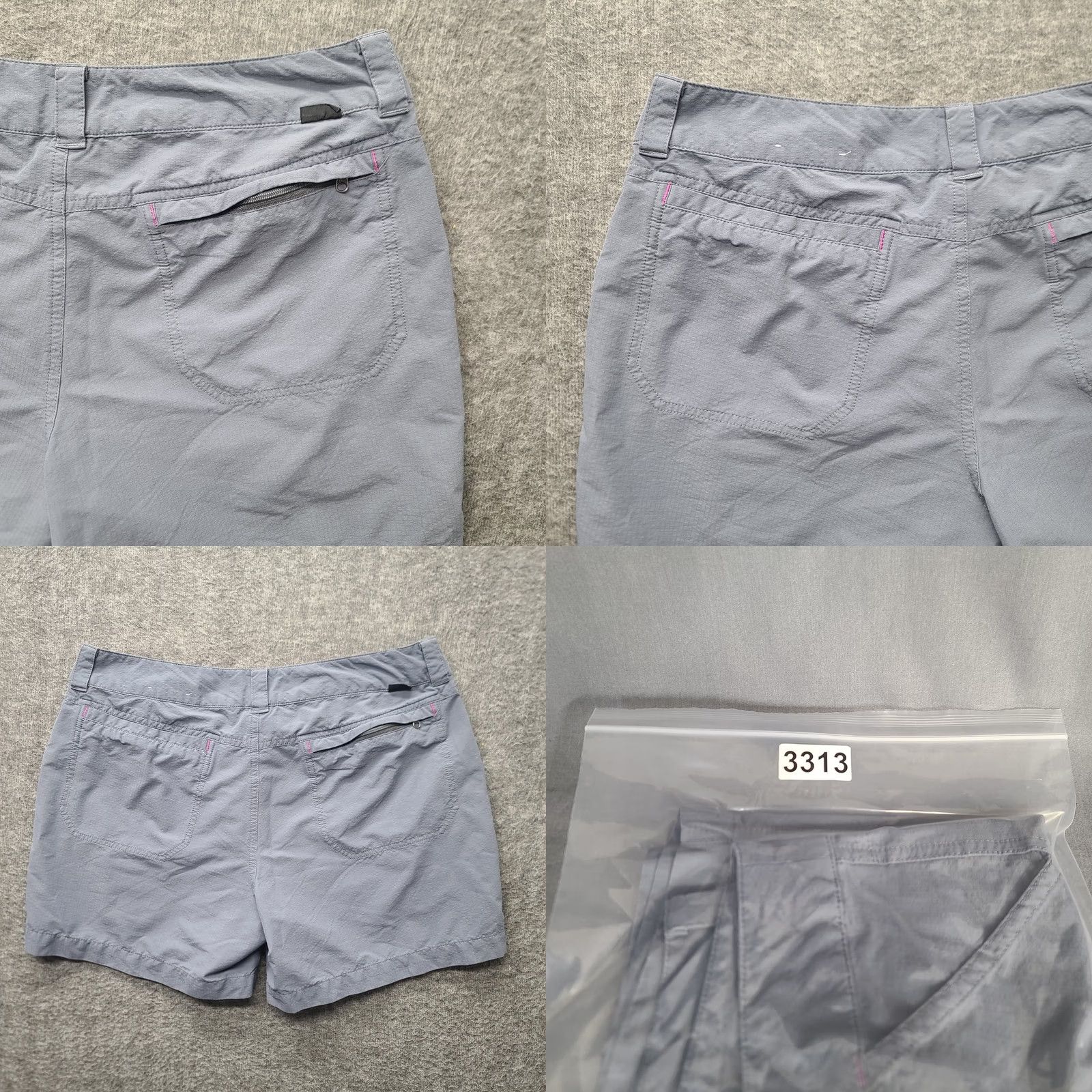 Patagonia Patagonia Shorts Womens 12 Borderless Regular Fit Mid Rise Quick Dry Hiking ChiNo/ Gray Nylon Spandex Size 34" / US 12 / IT 48 - 8 Thumbnail