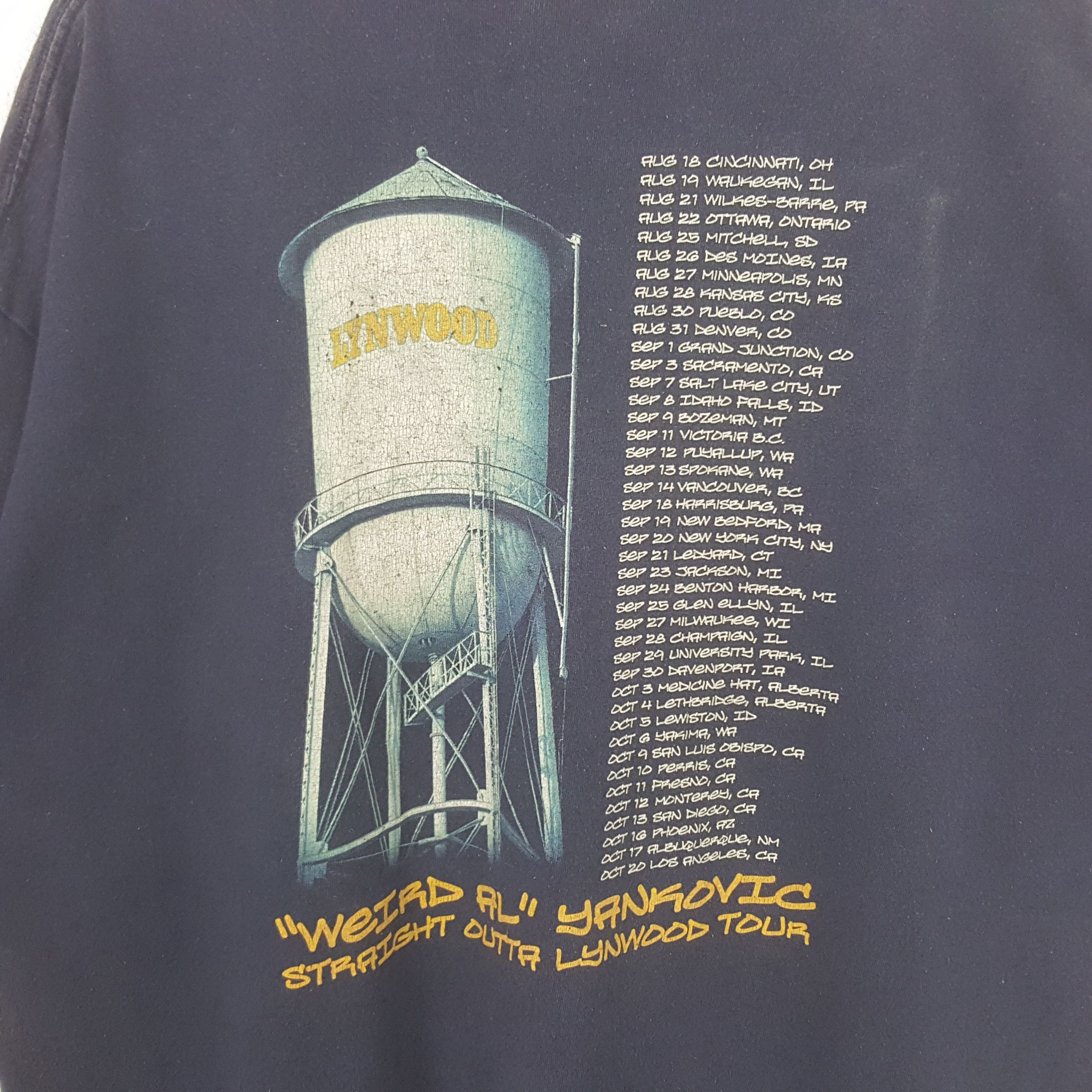 Band Tees Vintage Lynwood Weird Al Yankovic Band Tour Tshirt RR5 Size US XXL / EU 58 / 5 - 4 Thumbnail