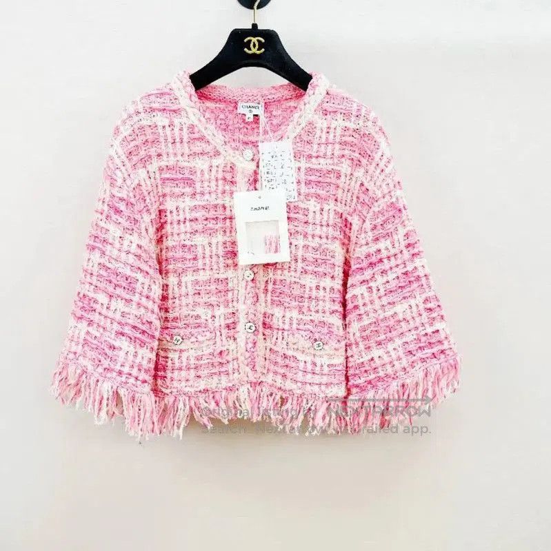 Chanel Chanel Pink Short Coat for Women . Size S / US 4 / IT 40 - 1 Thumbnail