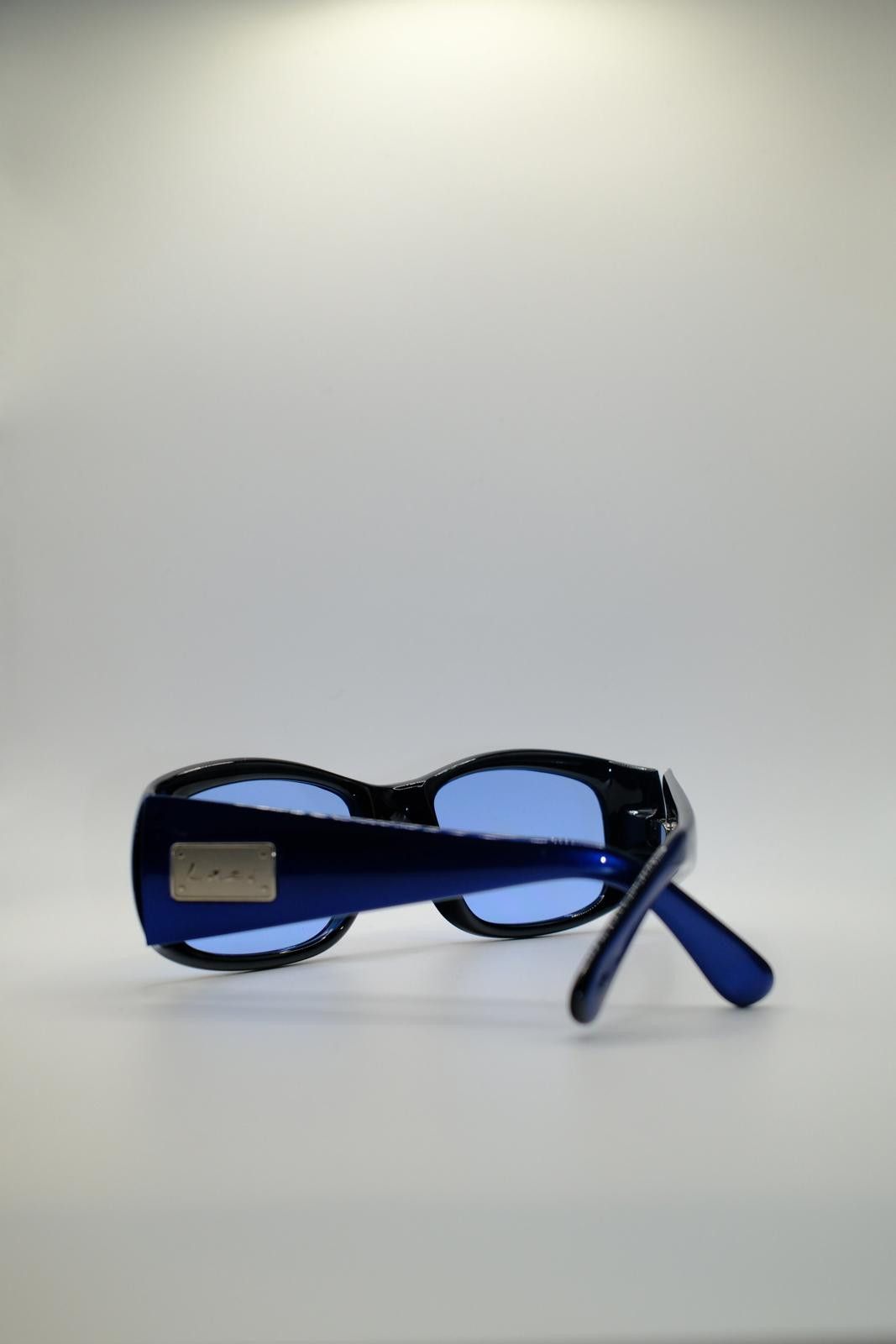 TED LAPIDUS 2000' Lazi Big Frame Midnight Blue Sunglasses Size ONE SIZE - 3 Thumbnail