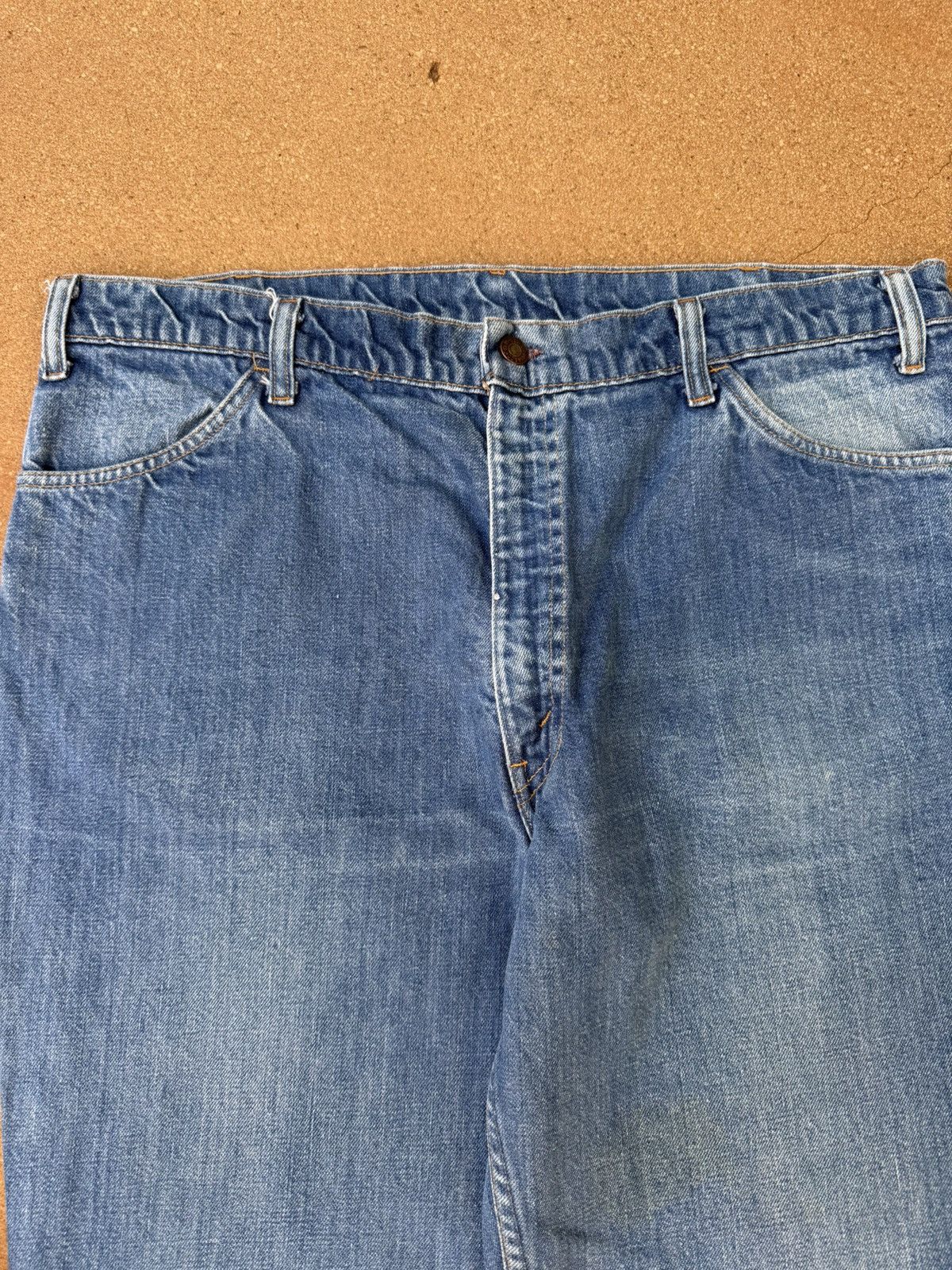 Levi's Vtg 70’s Levi’s 646 Orange Tab Bellbottom Flare Jeans 38x30 Size US 38 / EU 54 - 4 Thumbnail