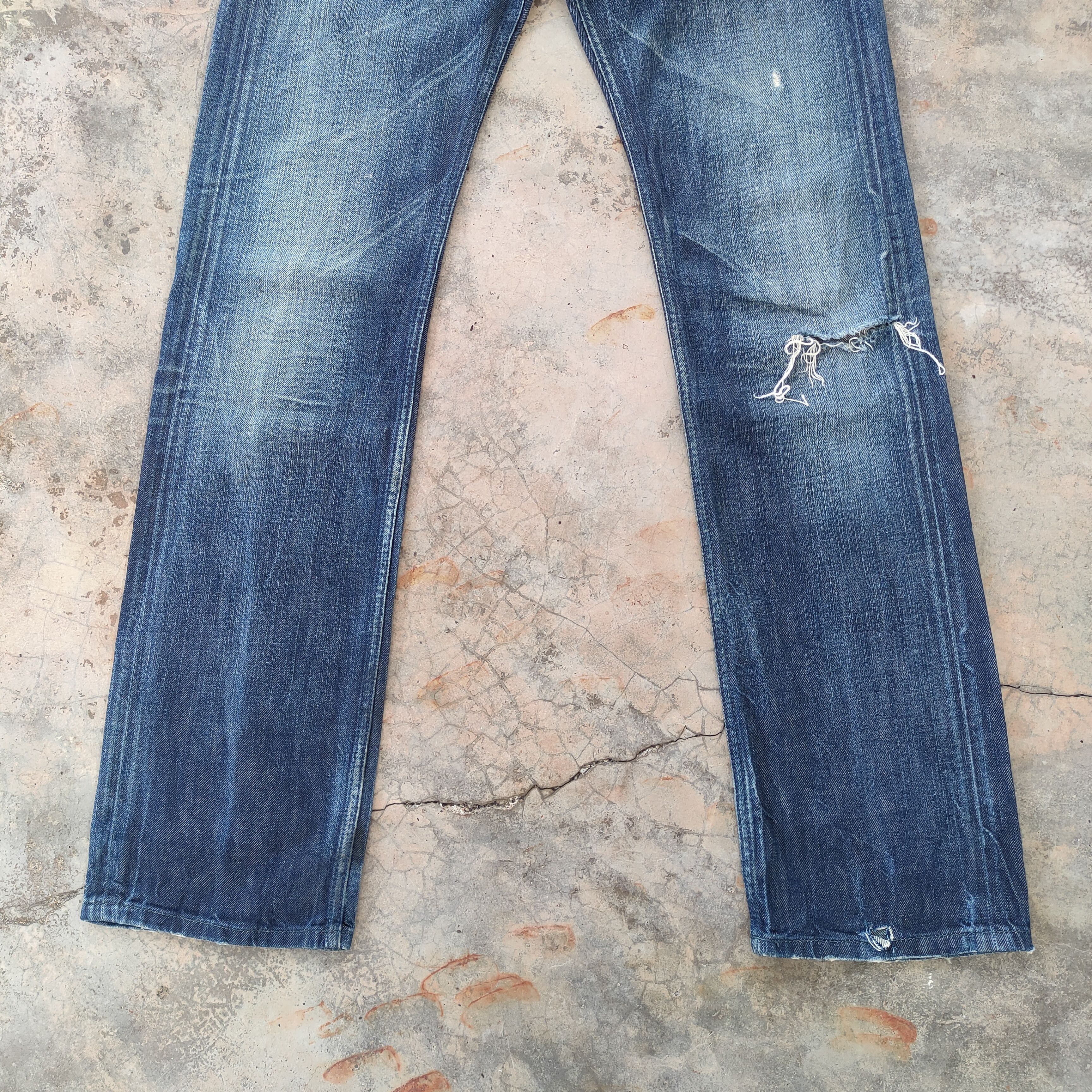 Diesel W31×34 VINTAGE DIESEL FADED RIPPED JEANS DENIM PANTS Size US 31 - 5 Thumbnail