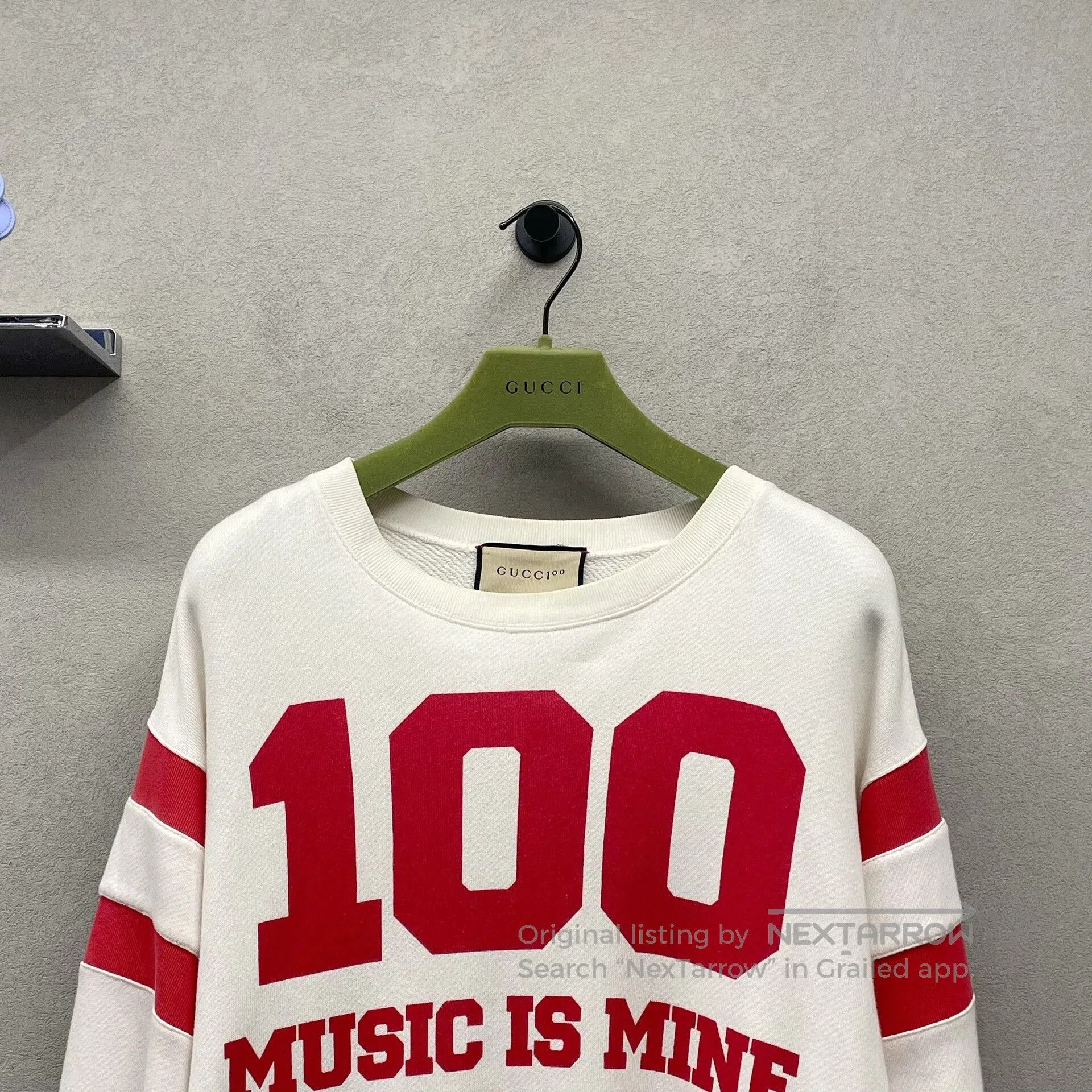 Gucci gucci 100th anniversary white sweatshirt for men. Size US M / EU 48-50 / 2 - 4 Thumbnail