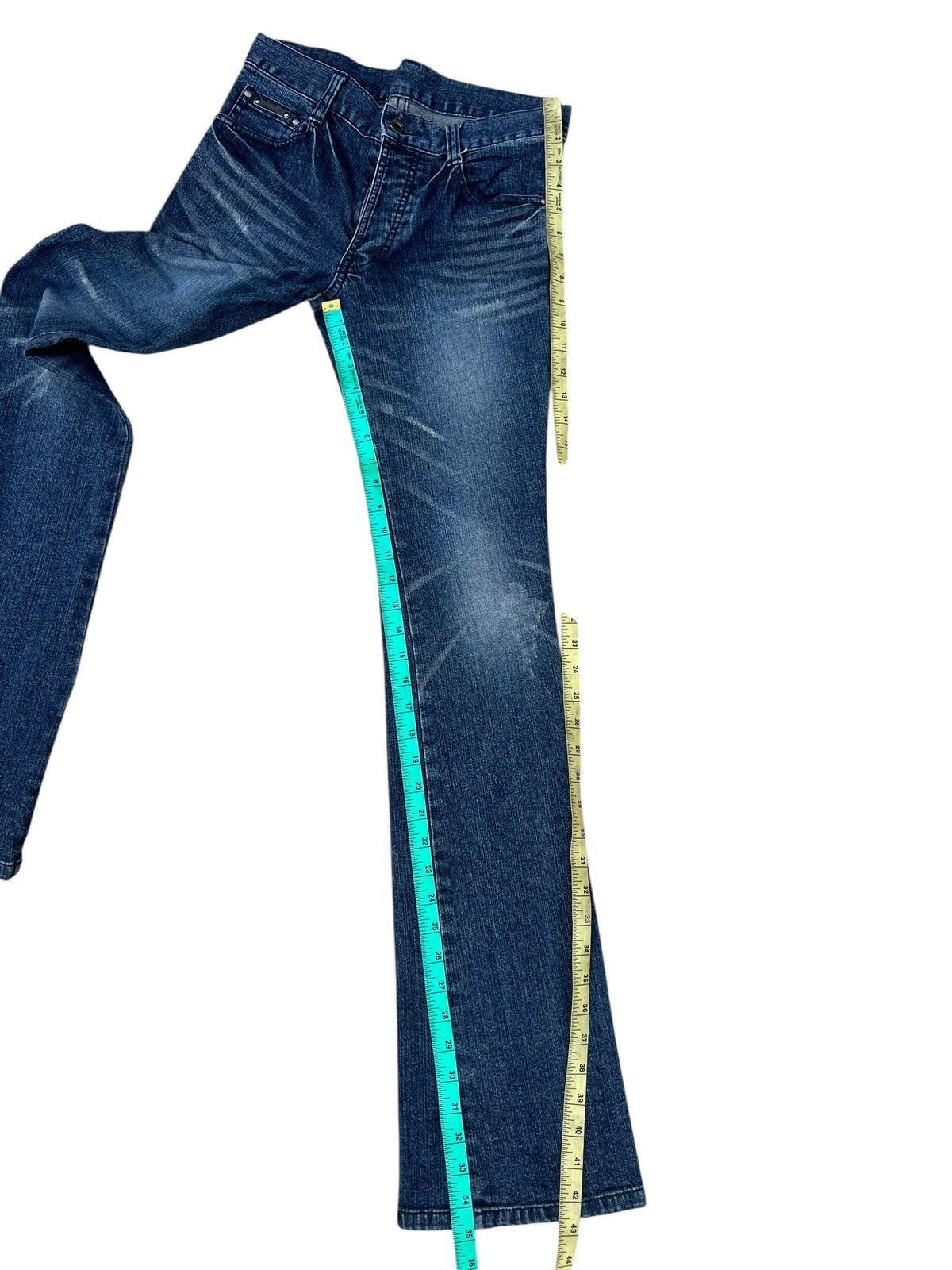5351 POUR LES HOMMES 5351 Pour Les Hommes Distressed Denim Flare Jeans Size US 29 - 6 Thumbnail
