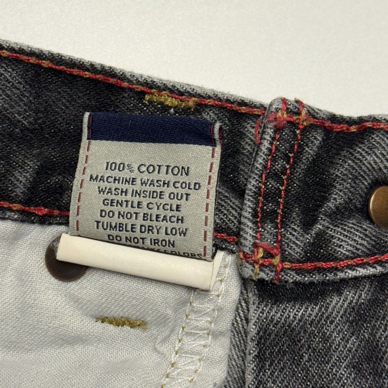 Anchor Blue Vintage Anchor Blue Baggy Jean Shorts Mens 34 (33x14.5) Fade Size US 34 / EU 50 - 8 Thumbnail