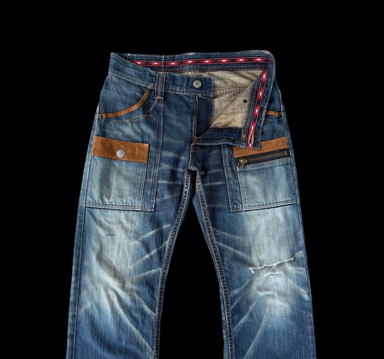 Edwin Archival Edwin Japan Distressed Exc.Vintage XU Multi-Pocket Size US 32 / EU 48 - 9 Thumbnail
