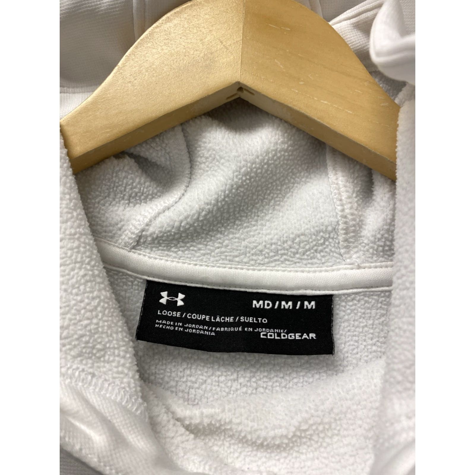 Under Armour VINTAGE Under Armour Hoodie White M Womens Pullover Twist 2 Fleece Sweatshirt 18/20 XS? Size M / US 6-8 / IT 42-44 - 3 Thumbnail