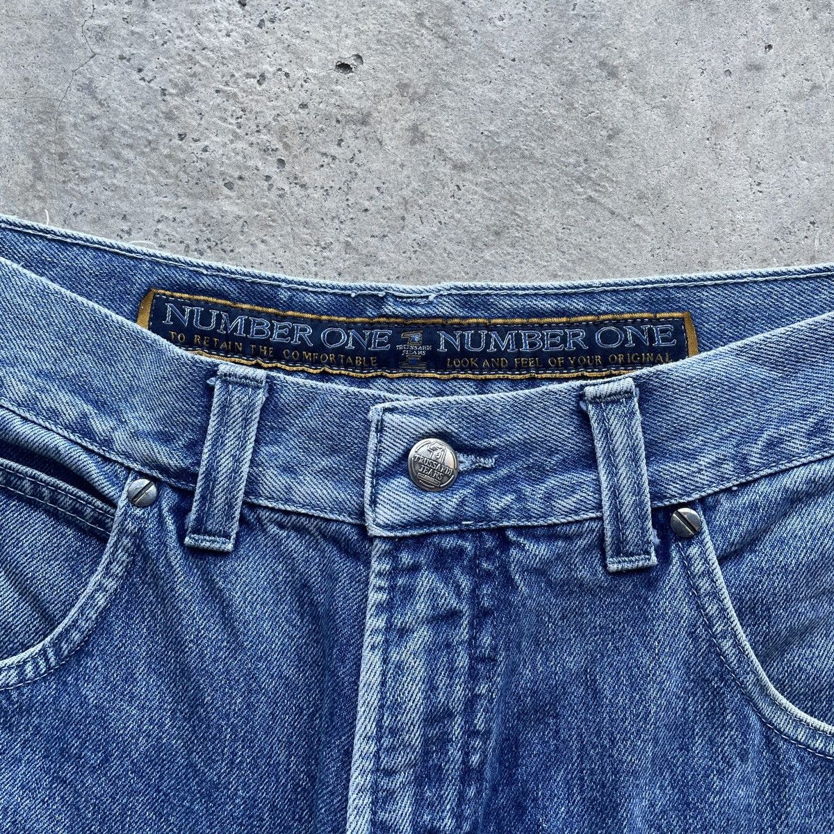 Trussardi W29x29 Vintage Trussardi Made In Italy Jeans Denim Pants Size US 29 - 7 Thumbnail