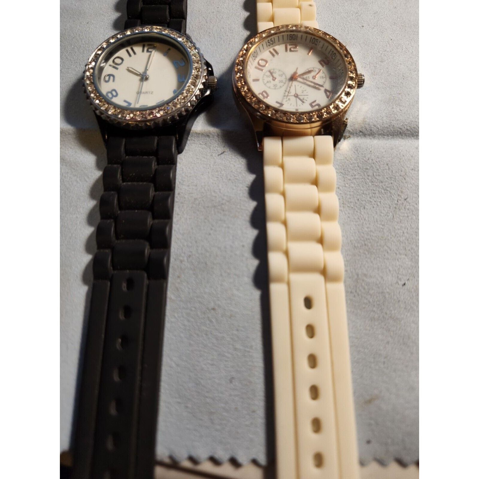 Other Darice Silver Crystals White Sport Ladies Stainless Working Size ONE SIZE - 3 Thumbnail