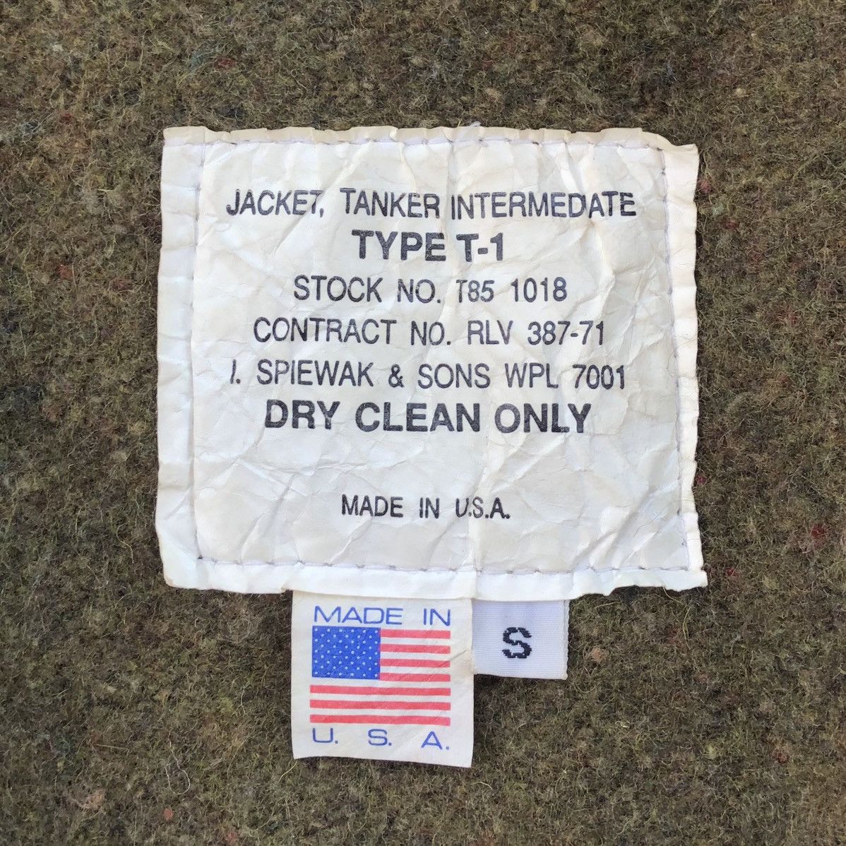 I. Spiewak And Sons VTG l.Spiewak & Sons Duck Canvas Lined Blanket Bomber Jacket Size US S / EU 44-46 / 1 - 19 Thumbnail