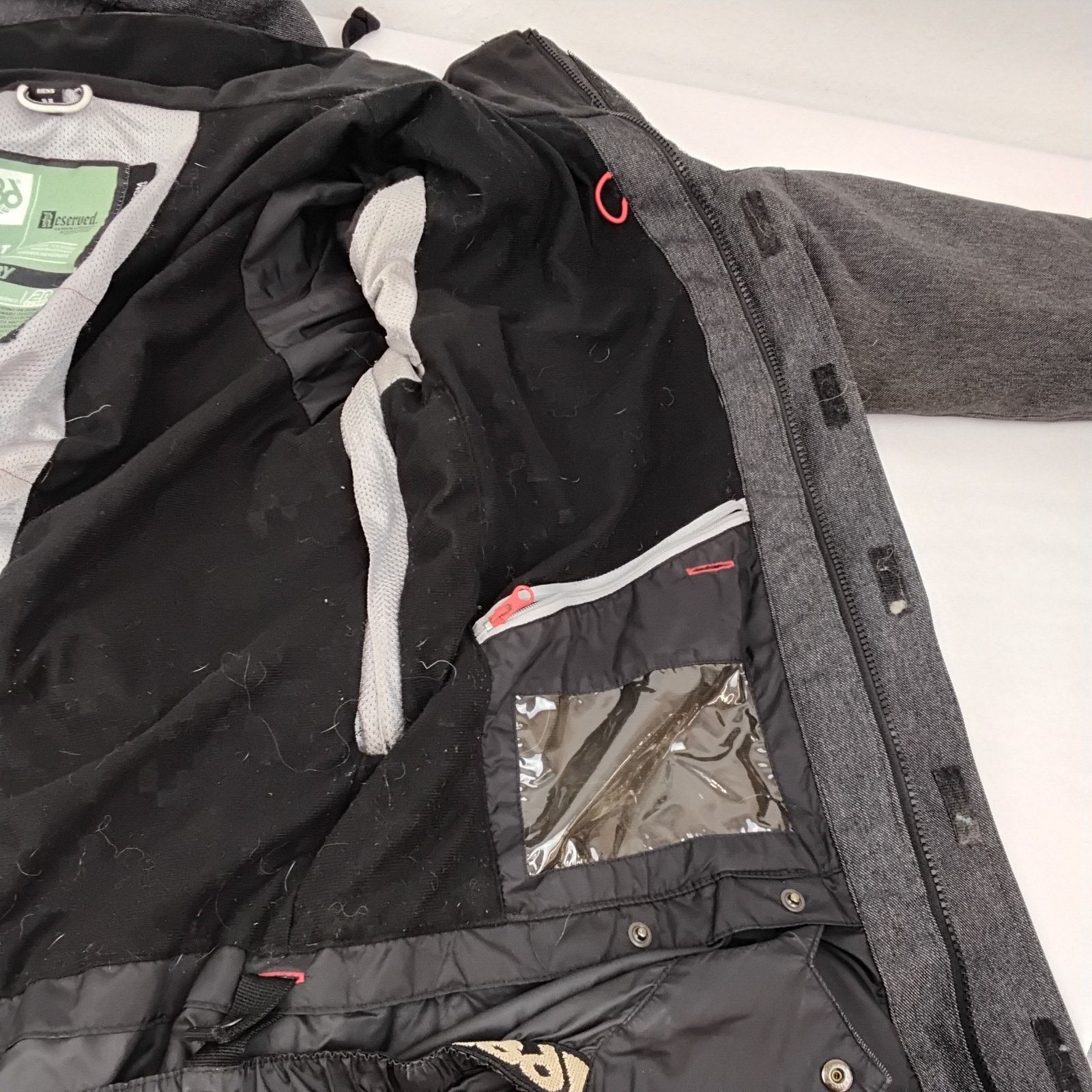 686 686 Reserved Ski Jacket Men's M Gray Waterproof Infidry Size US M / EU 48-50 / 2 - 6 Thumbnail