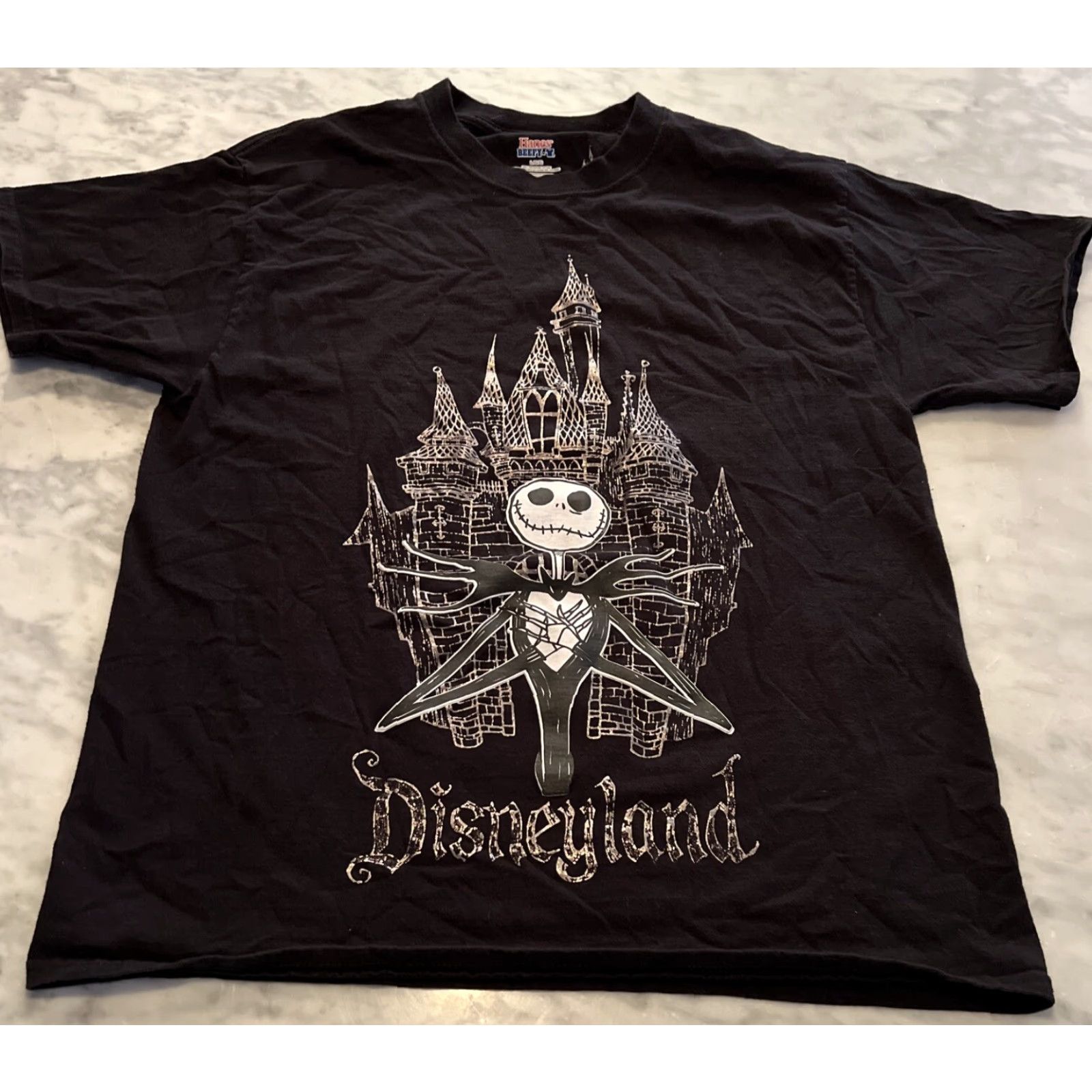 Disney Disneyland Nightmare Before Christmas Shirt Mens L Black Christmas Jack Skellington Size US L / EU 52-54 / 3 - 3 Thumbnail