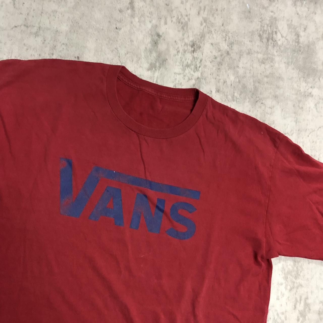 Vans Red Vans skateboarding tee #skateculture Size US M / EU 48-50 / 2 - 2 Thumbnail