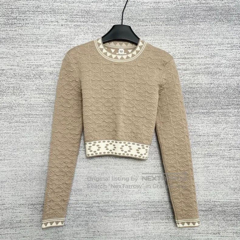 Hermes Hermes Geometric Pattern Jacquard Long Sleeve Short Size XS / US 0-2 / IT 36-38 - 2 Thumbnail