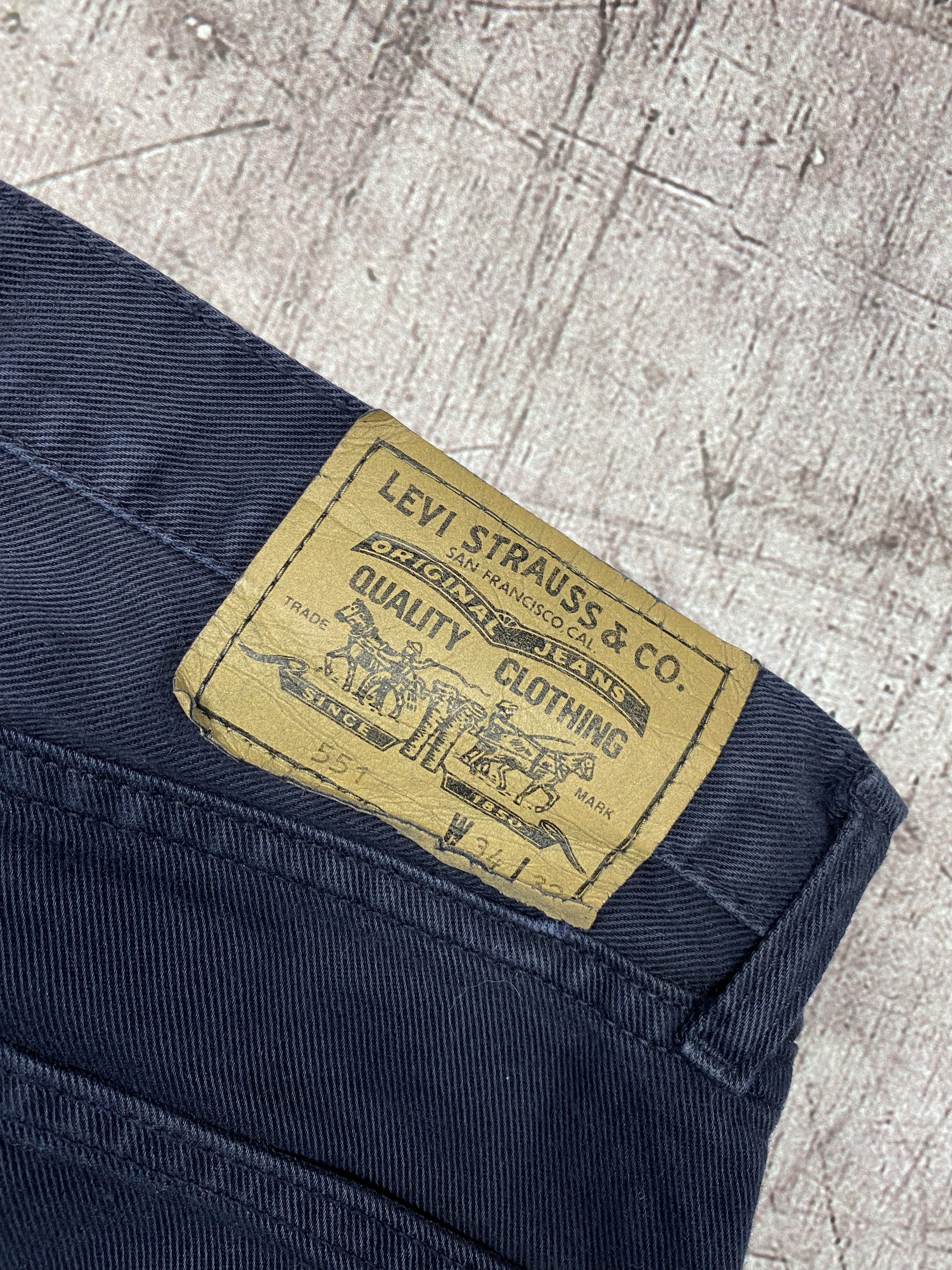 Levi's × Levi's Vintage Clothing Levi's 551 Vintage jeans denim pants Size US 34 / EU 50 - 3 Thumbnail