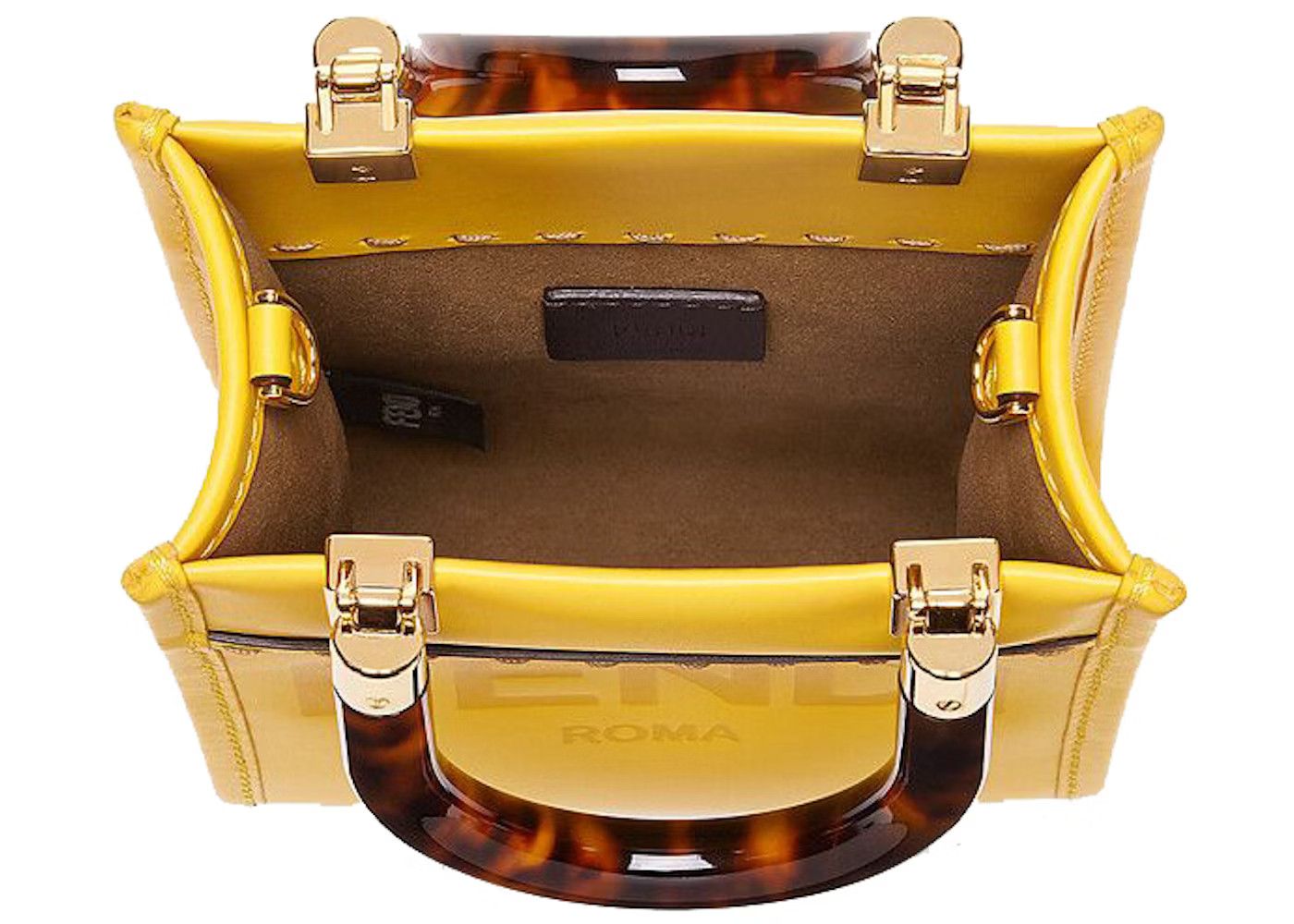 Fendi o1loc1c0824 Size: OS / Mini Sunshine Shopper in Yellow Size ONE SIZE - 3 Thumbnail