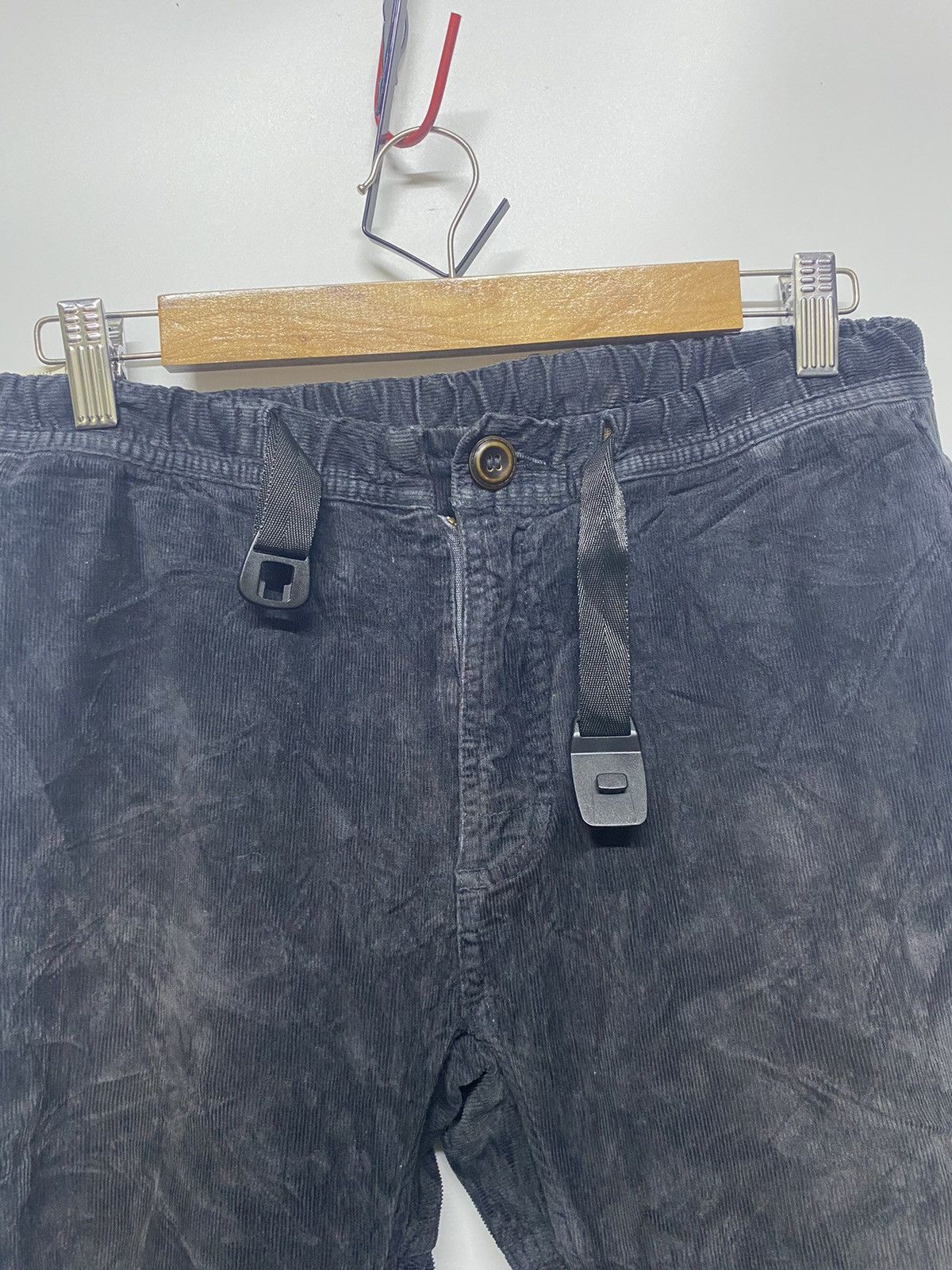 Gramicci Gramicci Original Freedom Corduroy Belted Navy Pants Size US 30 / EU 46 - 9 Thumbnail