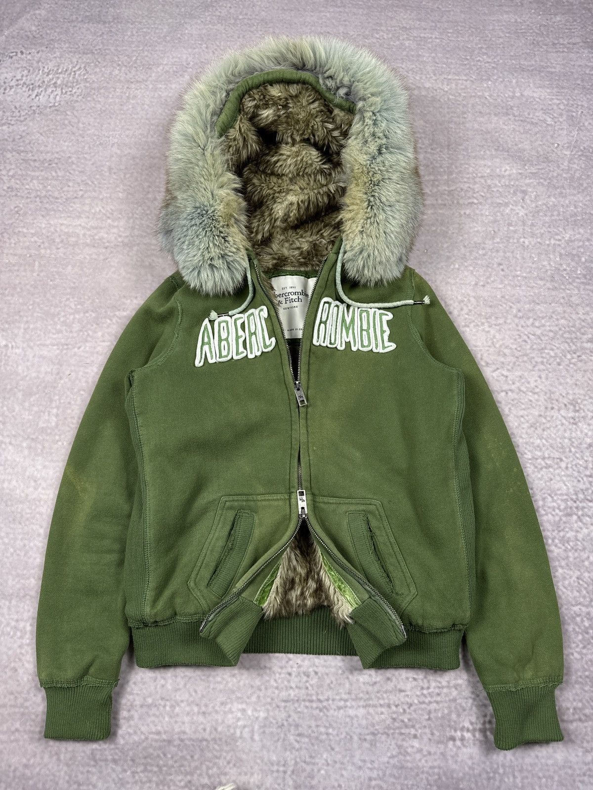 If Six Was Nine × Japanese Brand × Le Grande Bleu (L.G.B.) Hollister  vintage faded fur zip hoodie lgb style | Grailed
