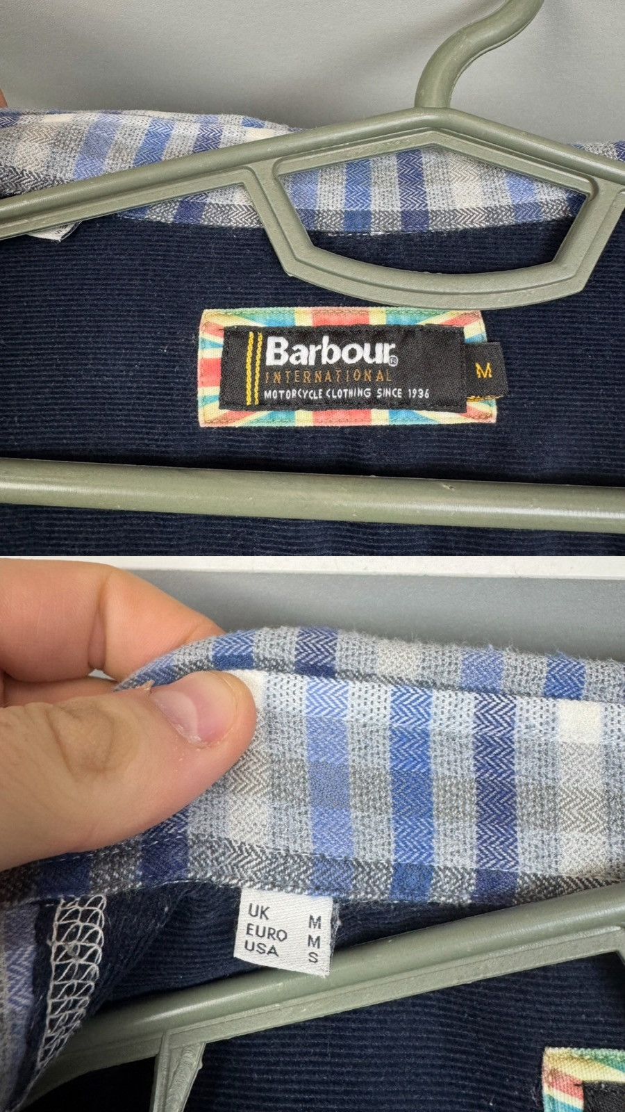 Barbour Barbour International Men's Check Shirt Long Sleeve Plaid Size US M / EU 48-50 / 2 - 16 Thumbnail