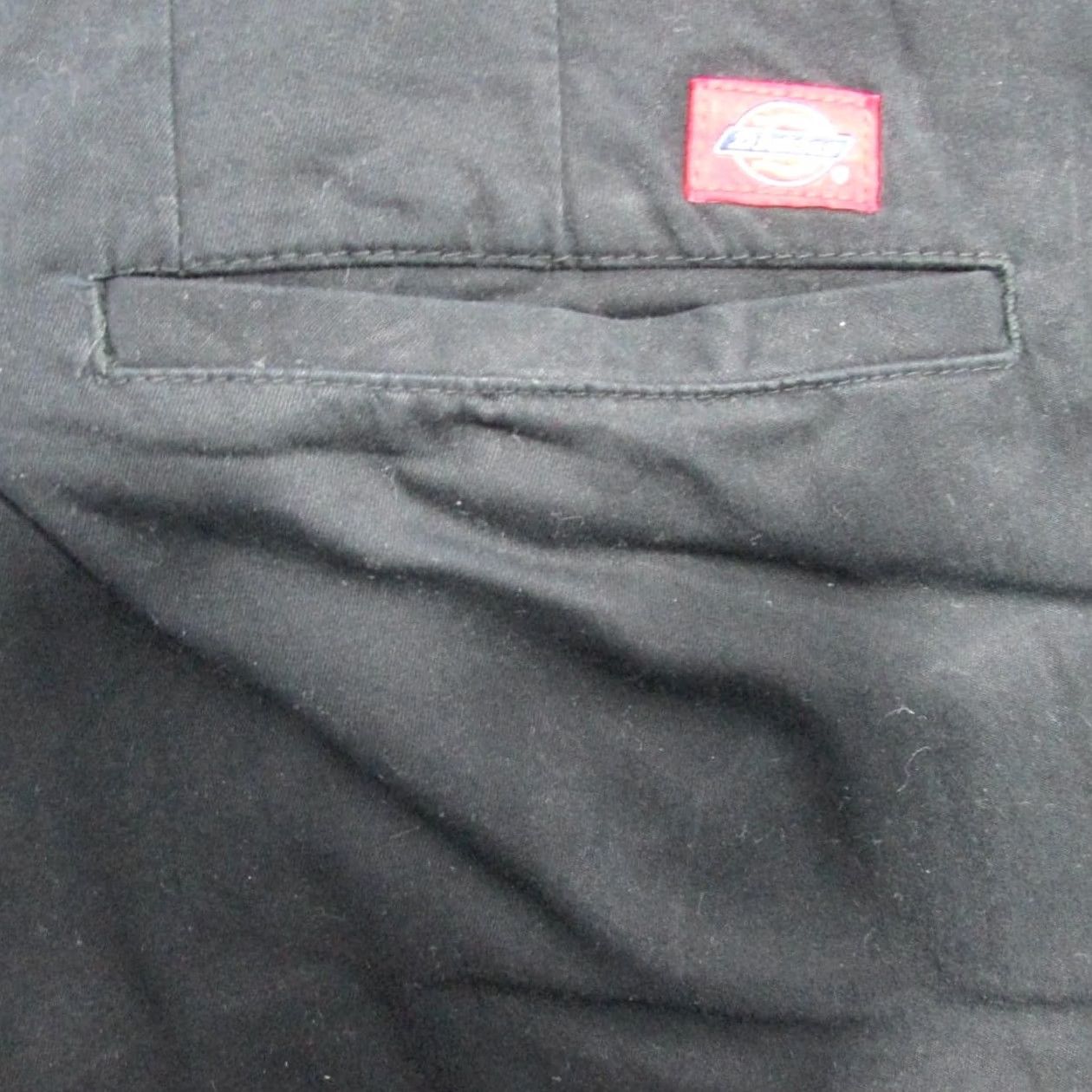 Dickies DICKIES WORK PANTS Womens 26 Stretch Women Relaxed Fit straight leg Black W44 L29 UK26 SKU Y04095 Size ONE SIZE - 3 Thumbnail