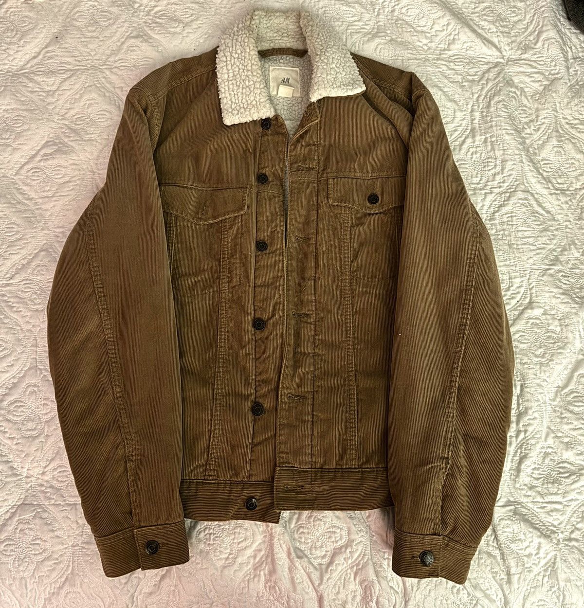 H&M H&M Fur Insulated Light Brown Jacket Size US L / EU 52-54 / 3 - 1 Thumbnail