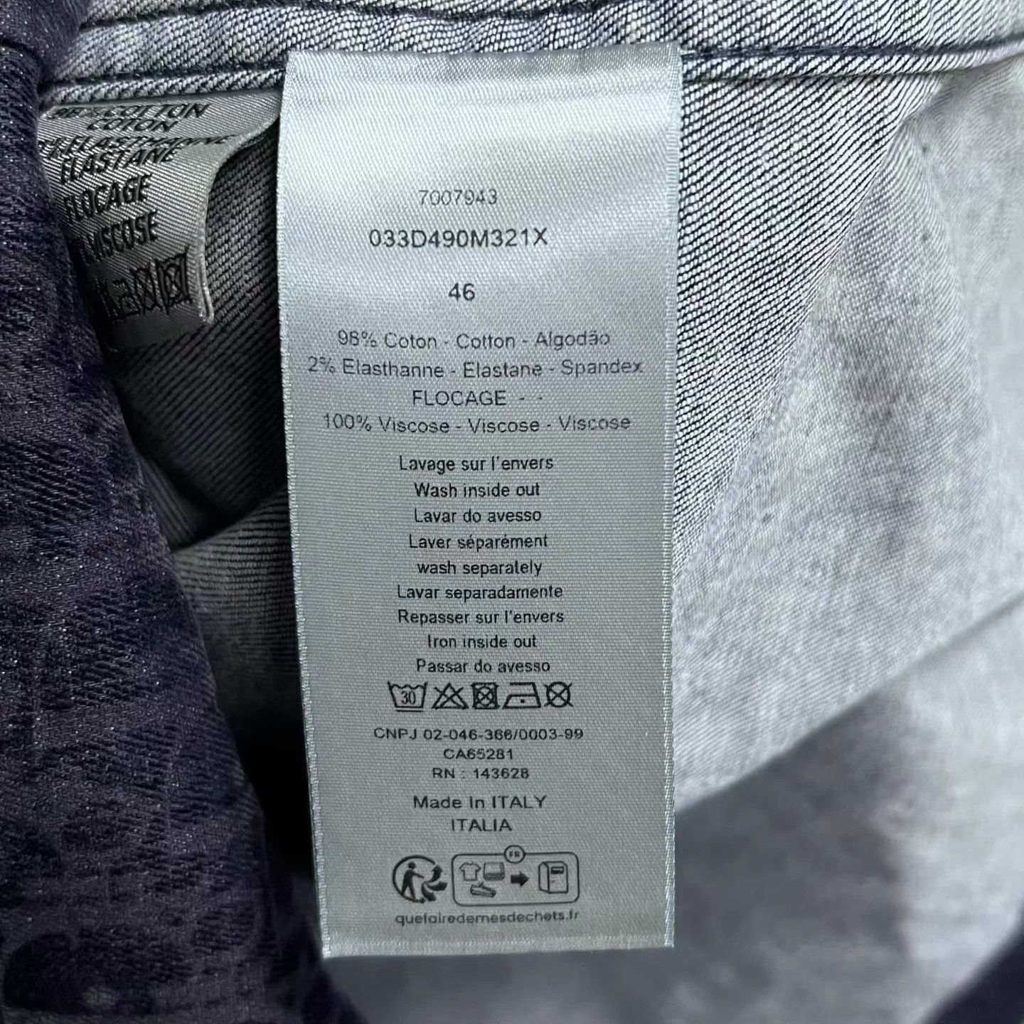 Dior Dior Blue Logo Twill Collared Long-Sleeve Shirt Size US S / EU 44-46 / 1 - 4 Thumbnail