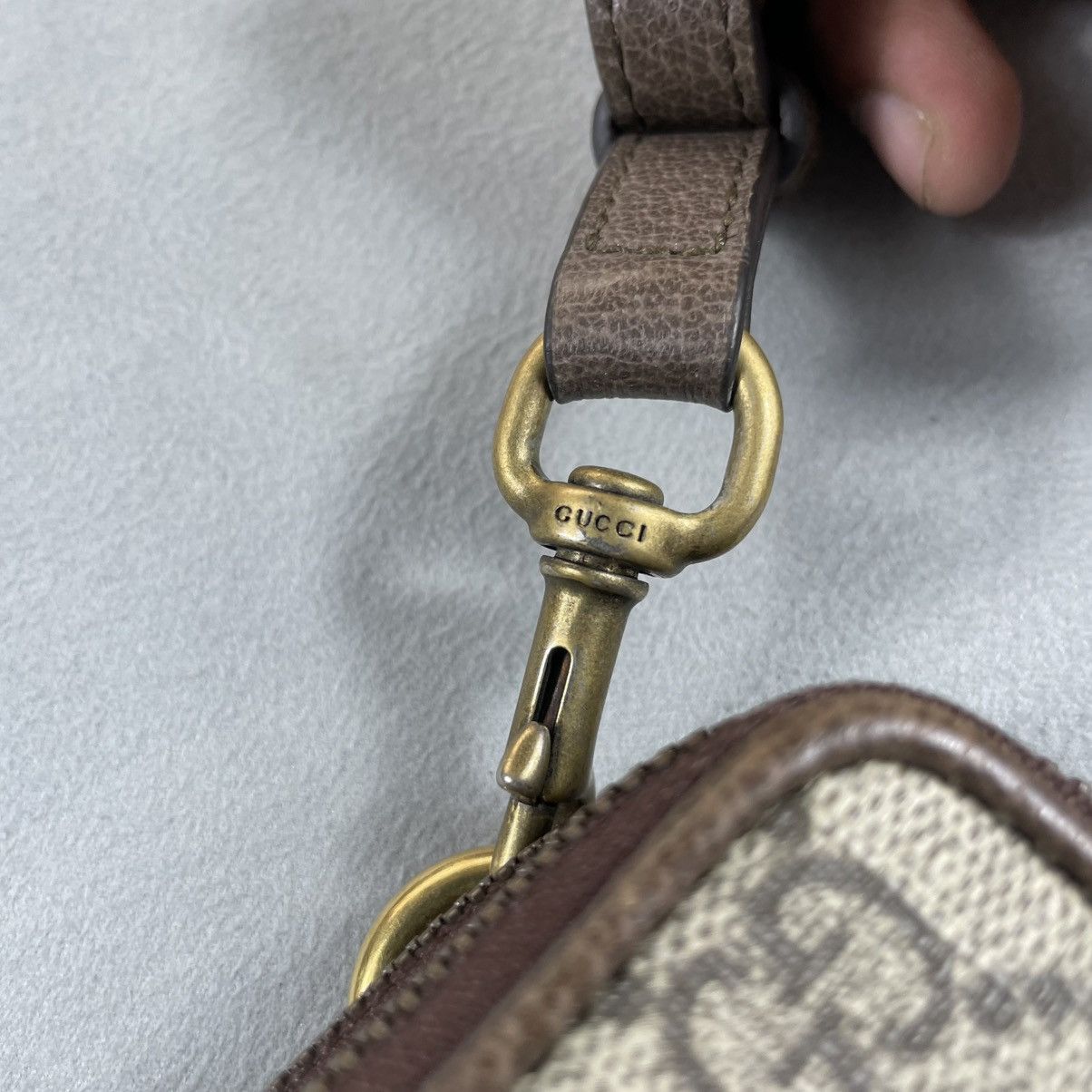 Gucci Ophidia Double Zip Crossbody Bag GG Coated Canvas Small Size ONE SIZE - 7 Thumbnail