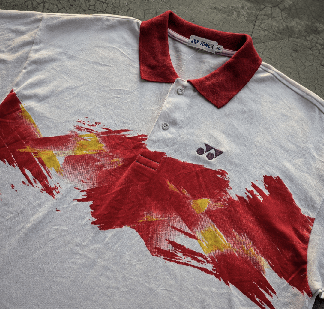 Vintage Vintage 90's Yonex Badminton Polo Shirt Size US XL / EU 56 / 4 - 6 Thumbnail