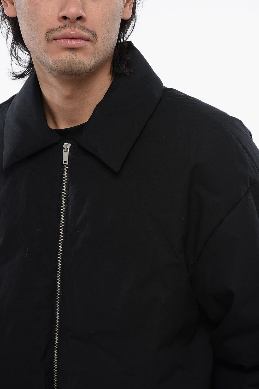 Jil Sander og1mm0625 Zip Closure Down Jacket in Black Size US XL / EU 56 / 4 - 3 Thumbnail