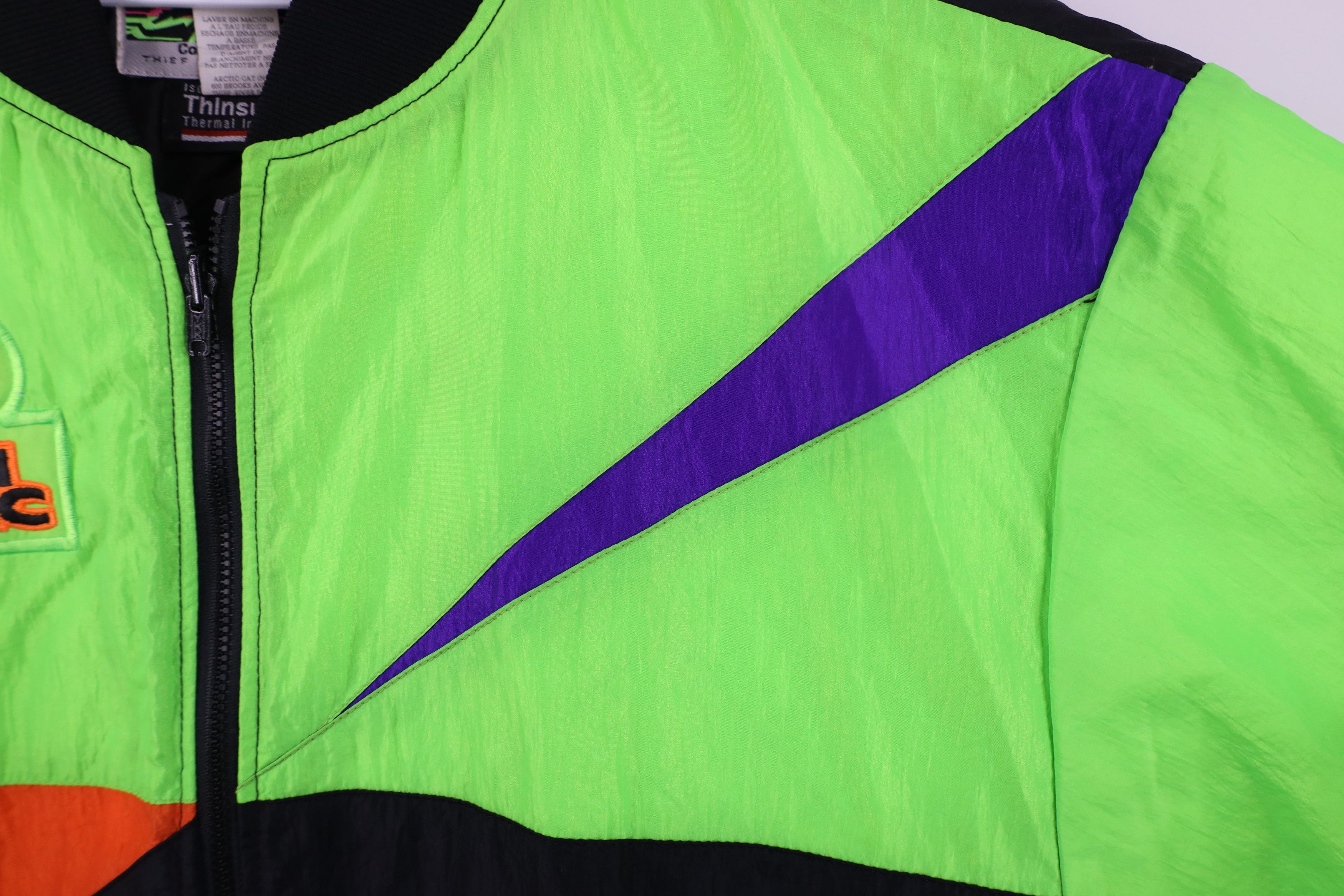 Vintage Vintage 90s Arctic Cat Team Arctic Racing Bomber Jacket USA Size US XL / EU 56 / 4 - 8 Thumbnail