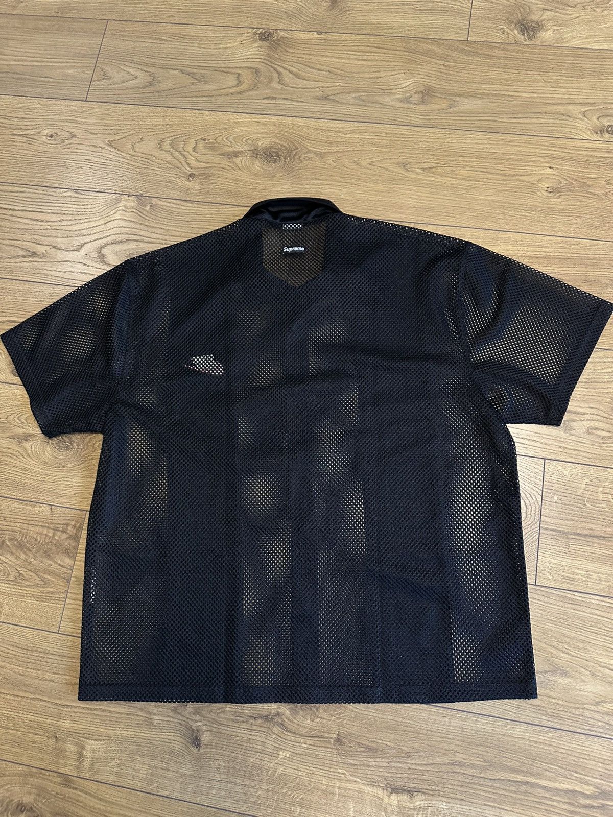 Supreme Nike Mesh S/S Shirt Black US XL