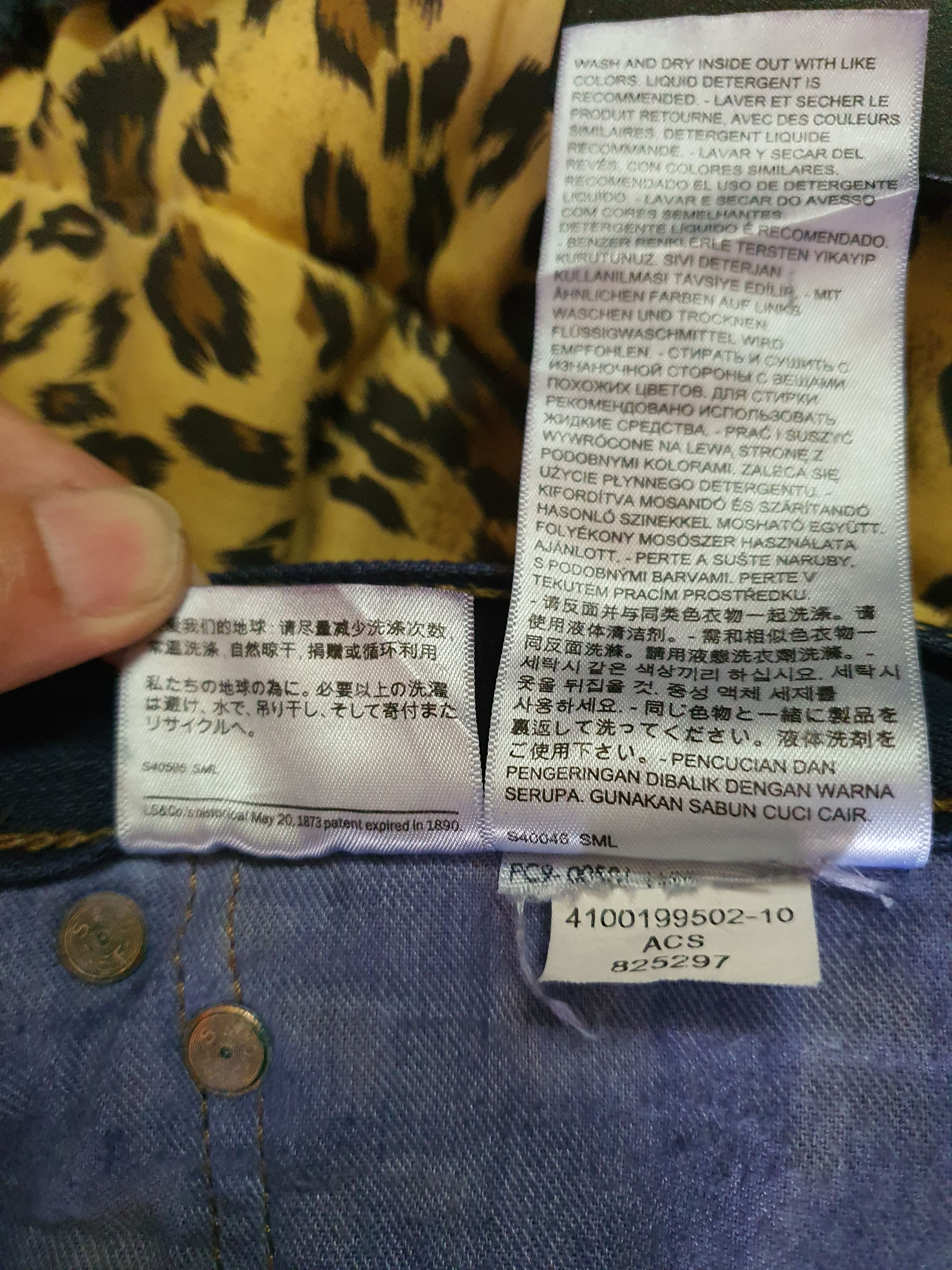 Levi's Levi Strauss & Co. 501 Straight Cut Denim Size US 32 / EU 48 - 6 Thumbnail