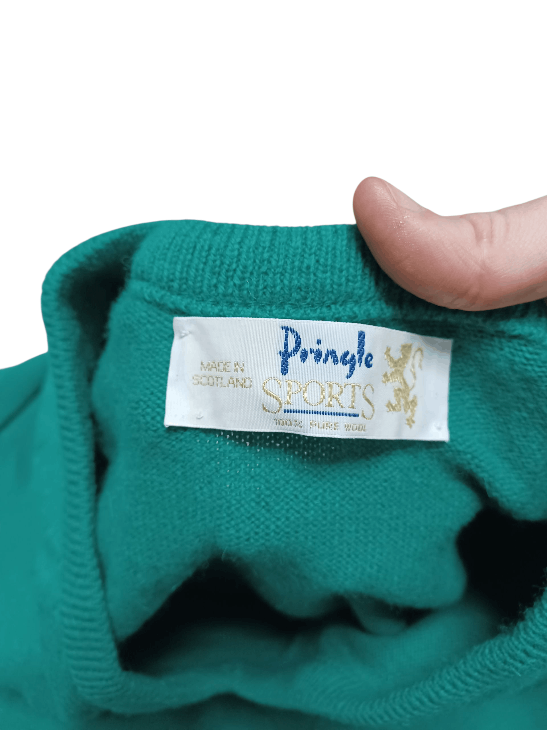 Pringle Of Scotland PRINGLE OF SCOTLAND VINTAGE OLDMONEY 100% LAMBSWOOL SWEATER Size US L / EU 52-54 / 3 - 4 Thumbnail