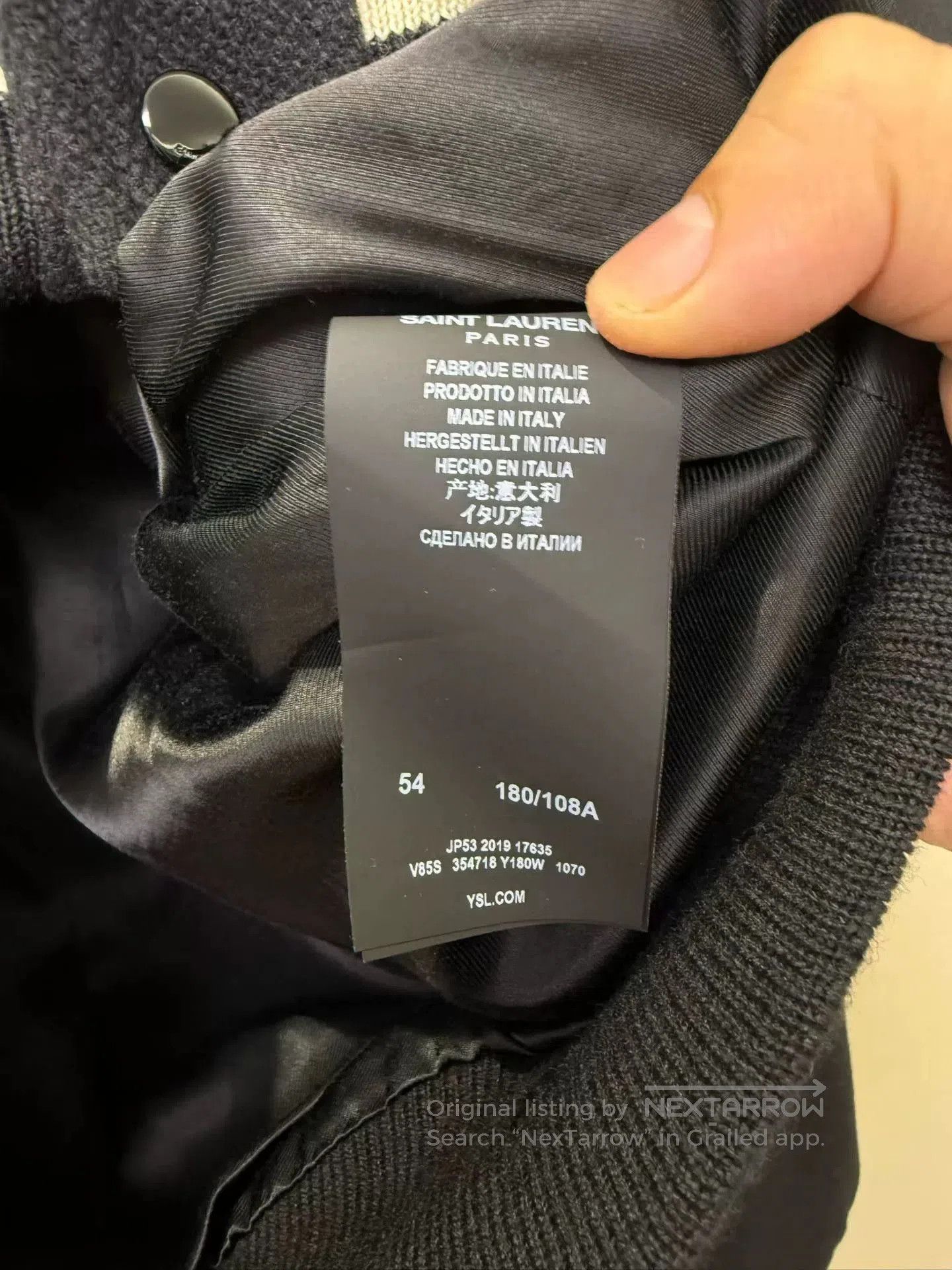 Saint Laurent Paris Saint Laurent Paris Varsity Jacket. Size US L / EU 52-54 / 3 - 3 Thumbnail