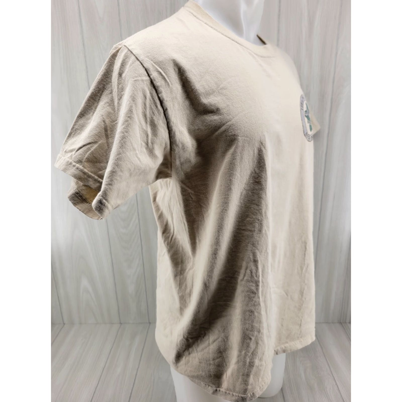 Anvil VINTAGE Anvil Distressed Operation Iraqi Freedom Mens LRG Tan Shirt Military AEF 5/6 2007 Shirt Mens XL Brown Cotton Graphic Military USA 2007 Size US XL / EU 56 / 4 - 5 Thumbnail