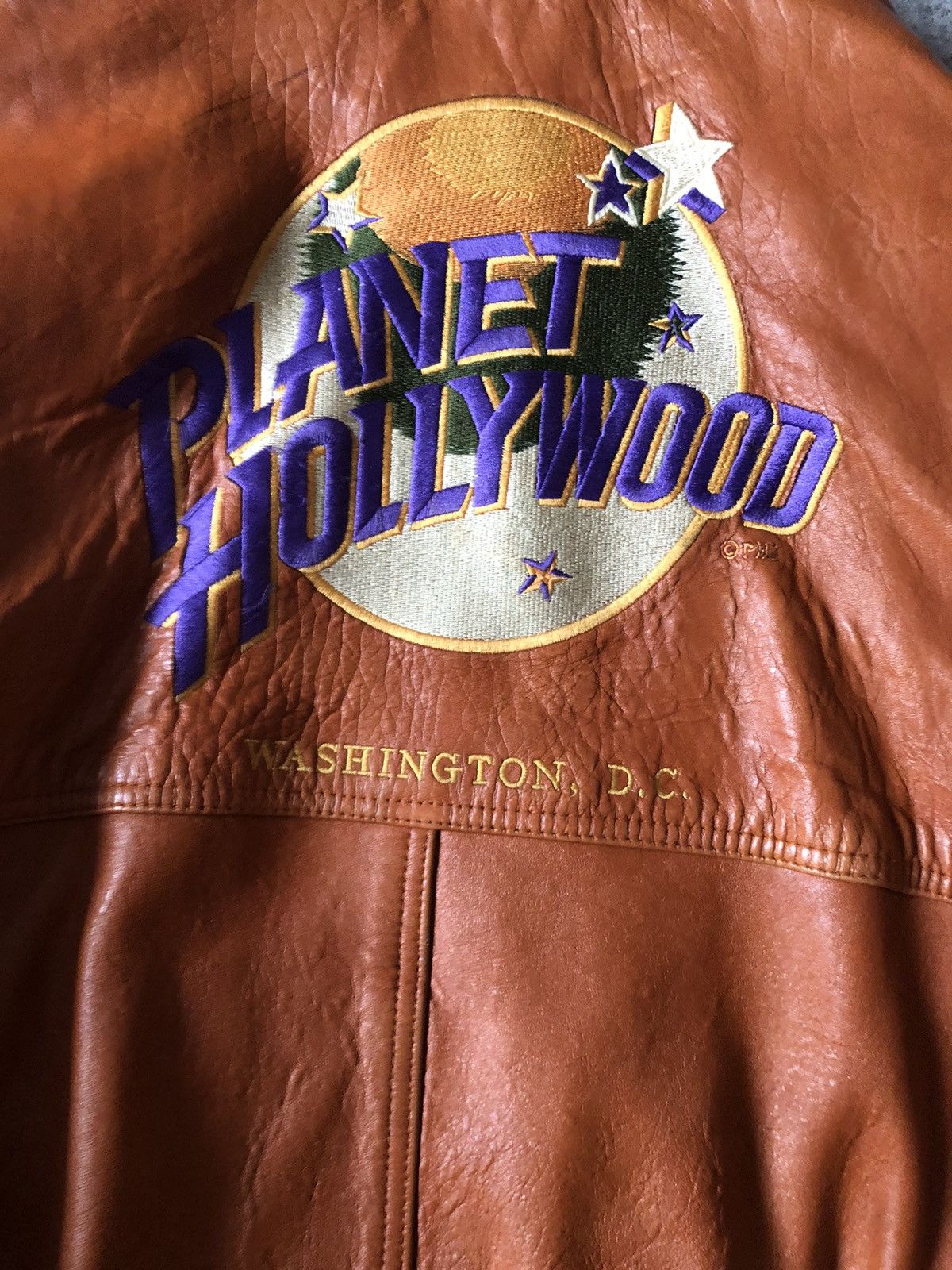 Planet Hollywood PLANET HOLLYWOOD VINTAGE LEATHER JACKET LIKE STALLONE Size US S / EU 44-46 / 1 - 12 Thumbnail